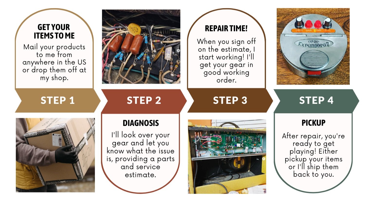 Repairs — SUDS MUSIC GEAR GUITAR, PEDAL, & AMP REPAIRS