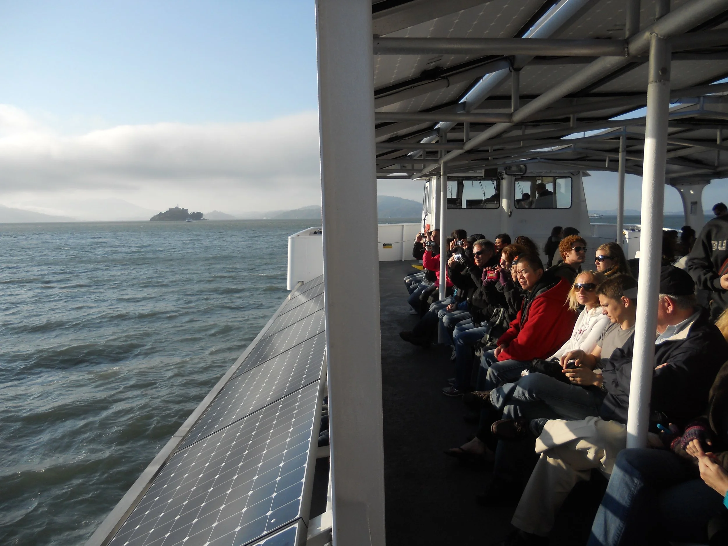 The transit time from Pier 33 to Alcatraz is approximately 20 minutes