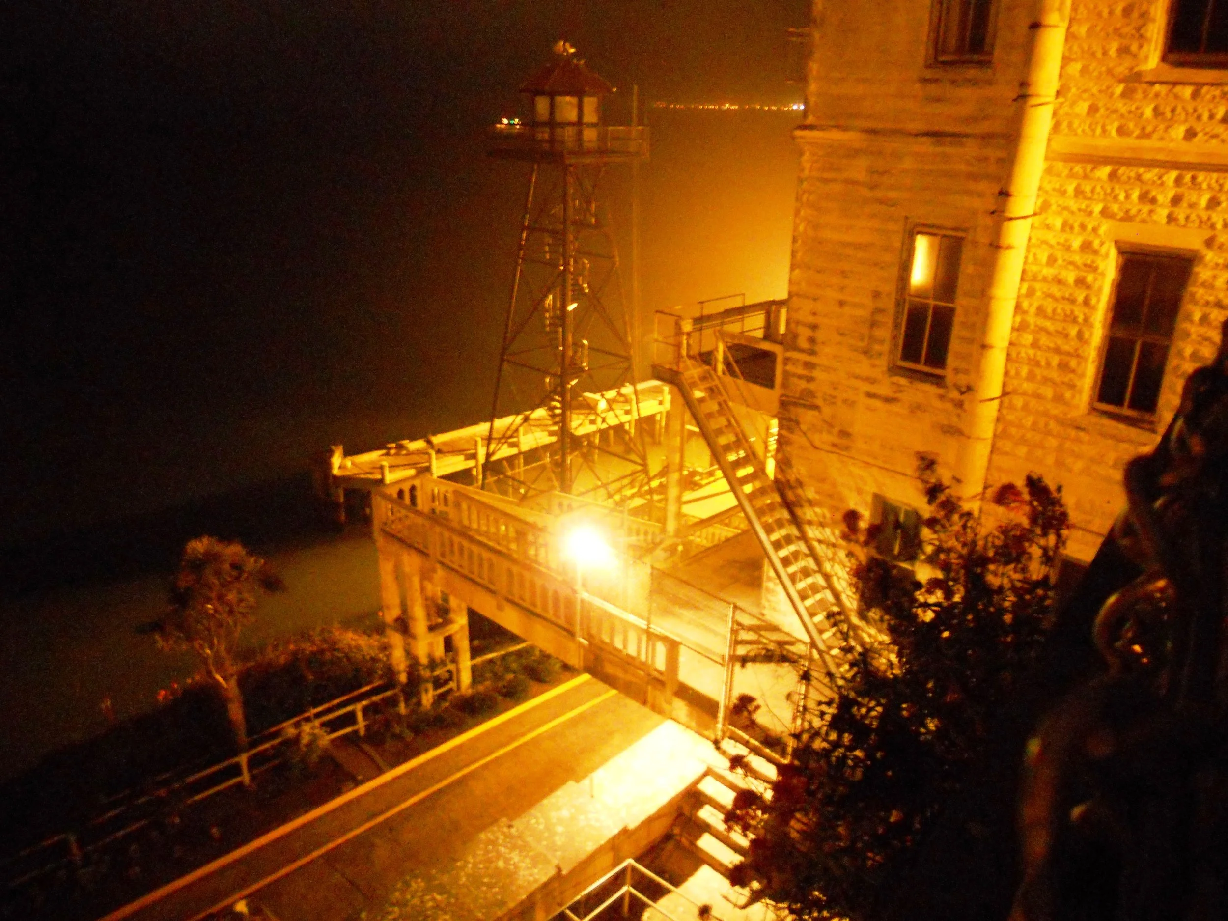 Alcatraz Island is creepy during the day. It is even worse at night