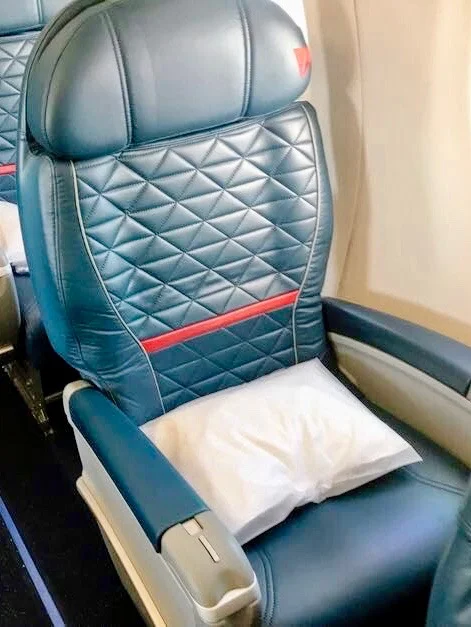 Seat 2A is in the 2nd of 4 rows in the First Class cabin.