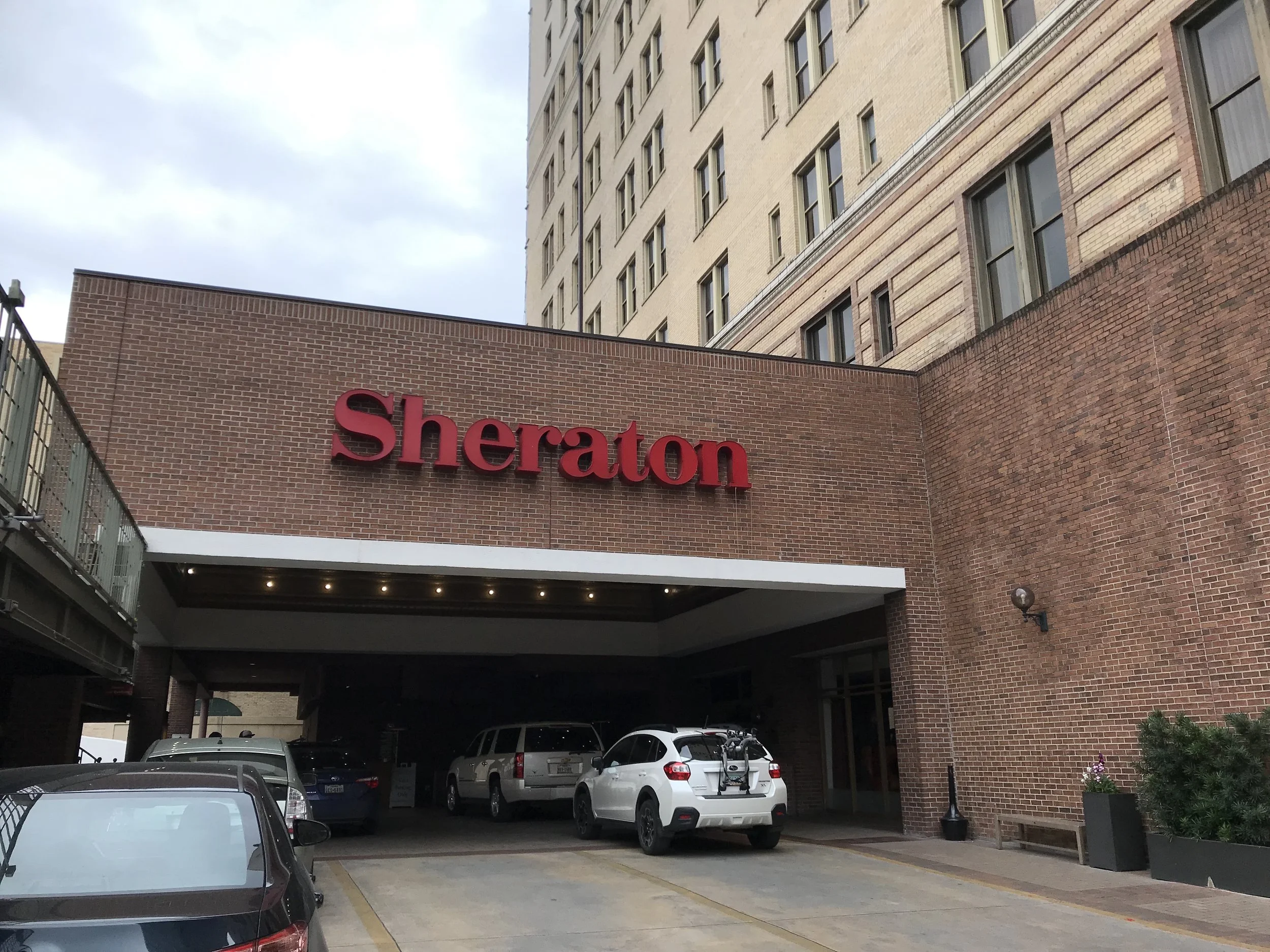 The only on-site parking was valet, but other parking options were available (and less expensive) nearby.