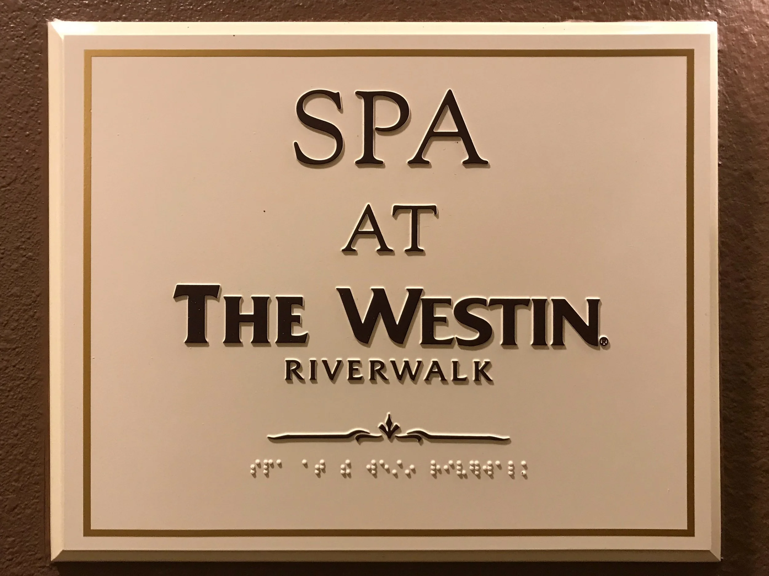 The Spa was on the 4th floor, just next to the pool and workout room, but it was closed for maintenance.