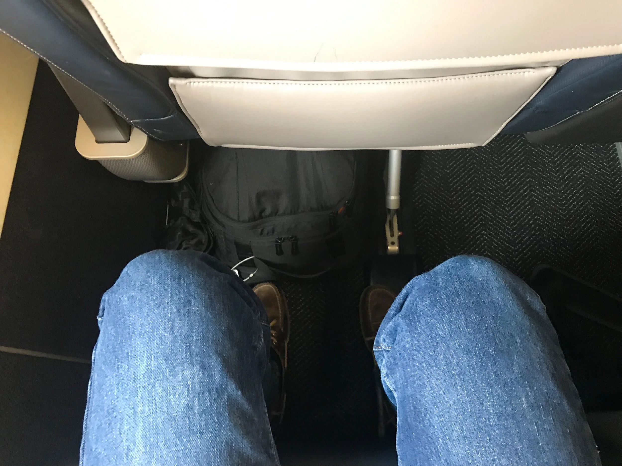 Legroom in Seat 2A.