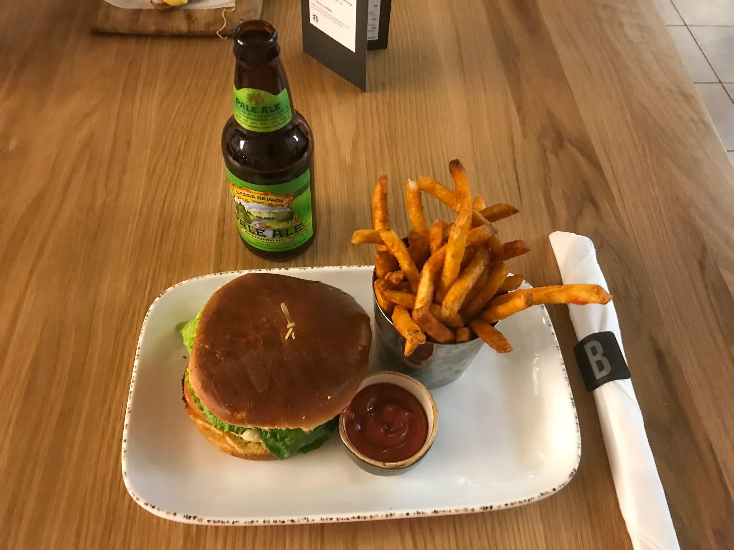Simple dinner, thought the burger was actually very tasty. I wouldn’t expect to get anything too fancy at The Bistro, but if you’re looking for quick and simple, it is a good option.
