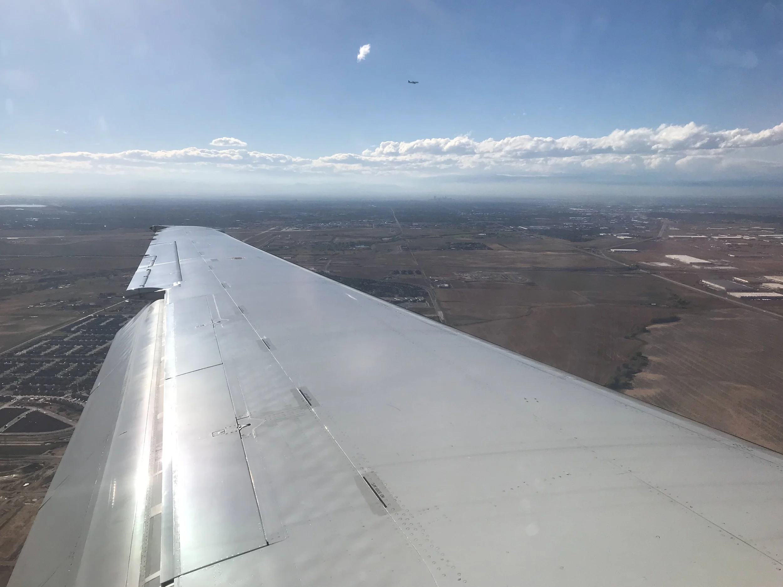 Landing in Denver.