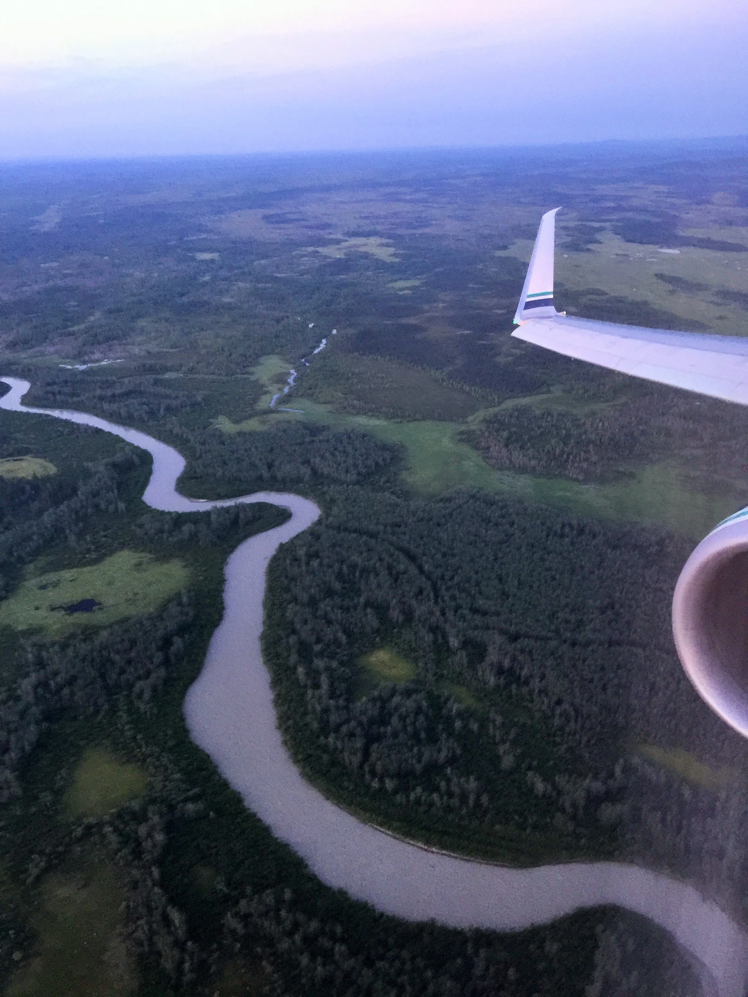 This is the darkest it gets in Fairbanks in the middle of the summer. We landed at 1:56am, about 20 minutes behind schedule.