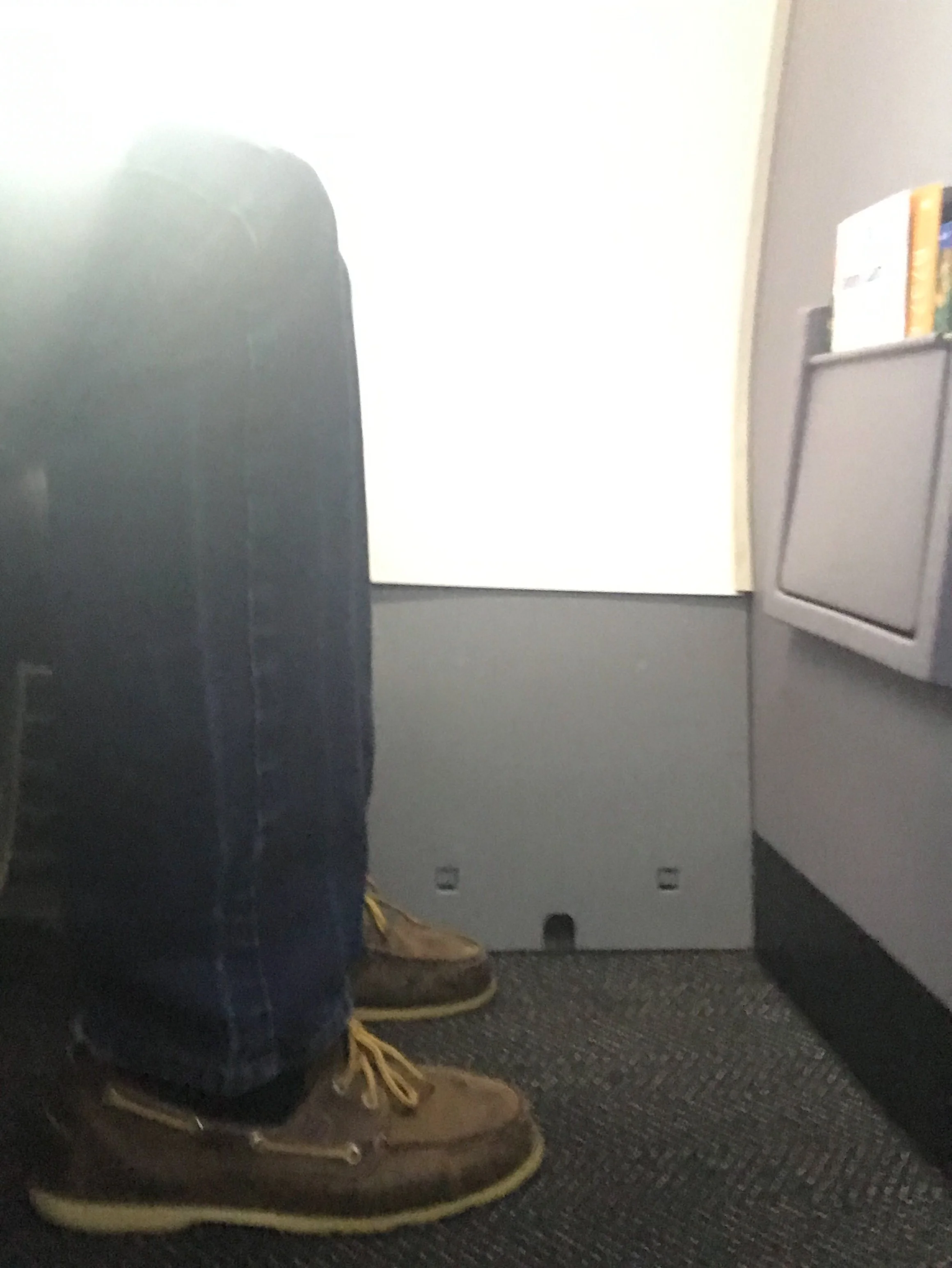The best legroom on the plane.