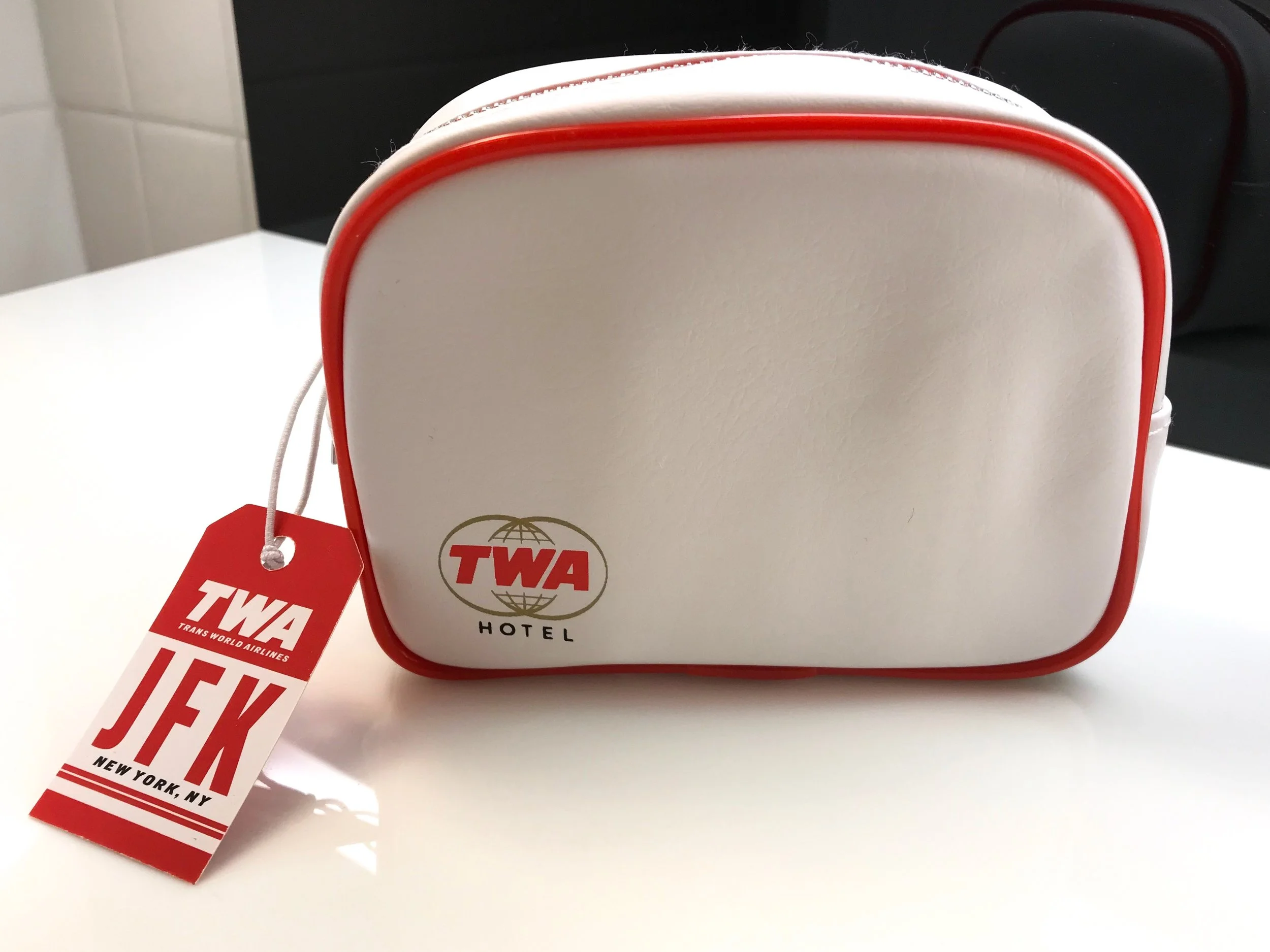 The amenity kit is very classy.