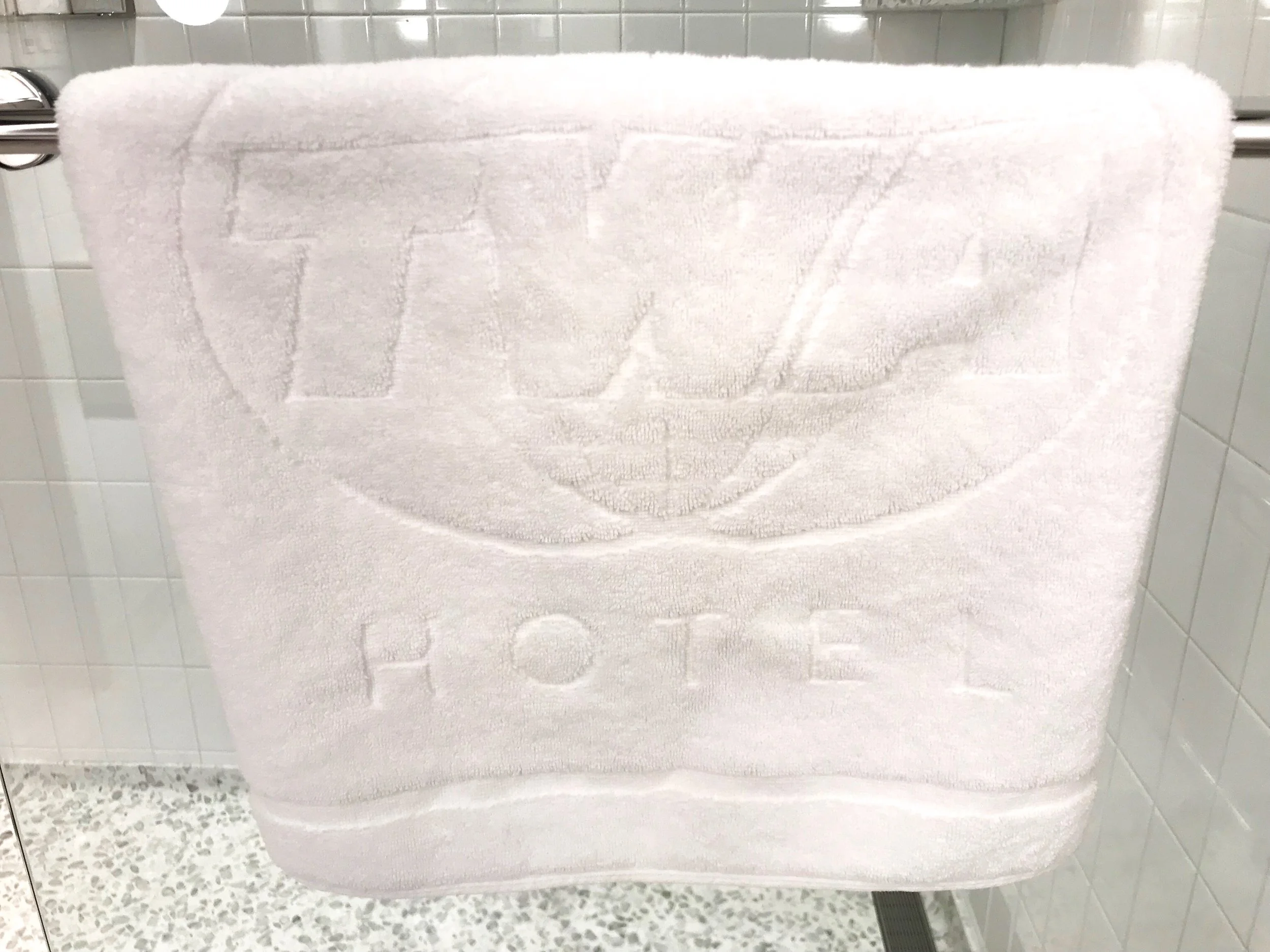 As do the towels.