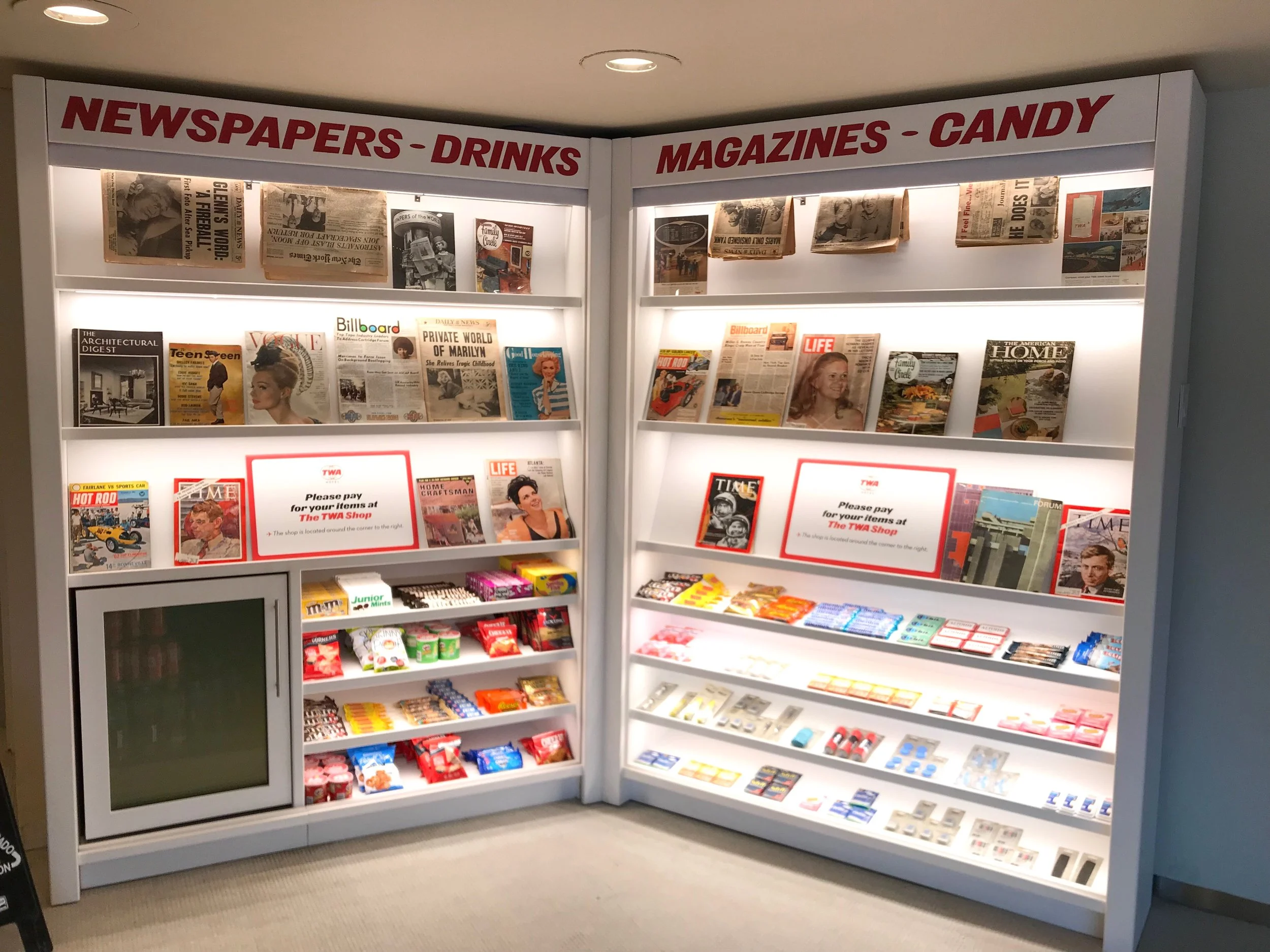 A small sundries mart is located in the lobby.