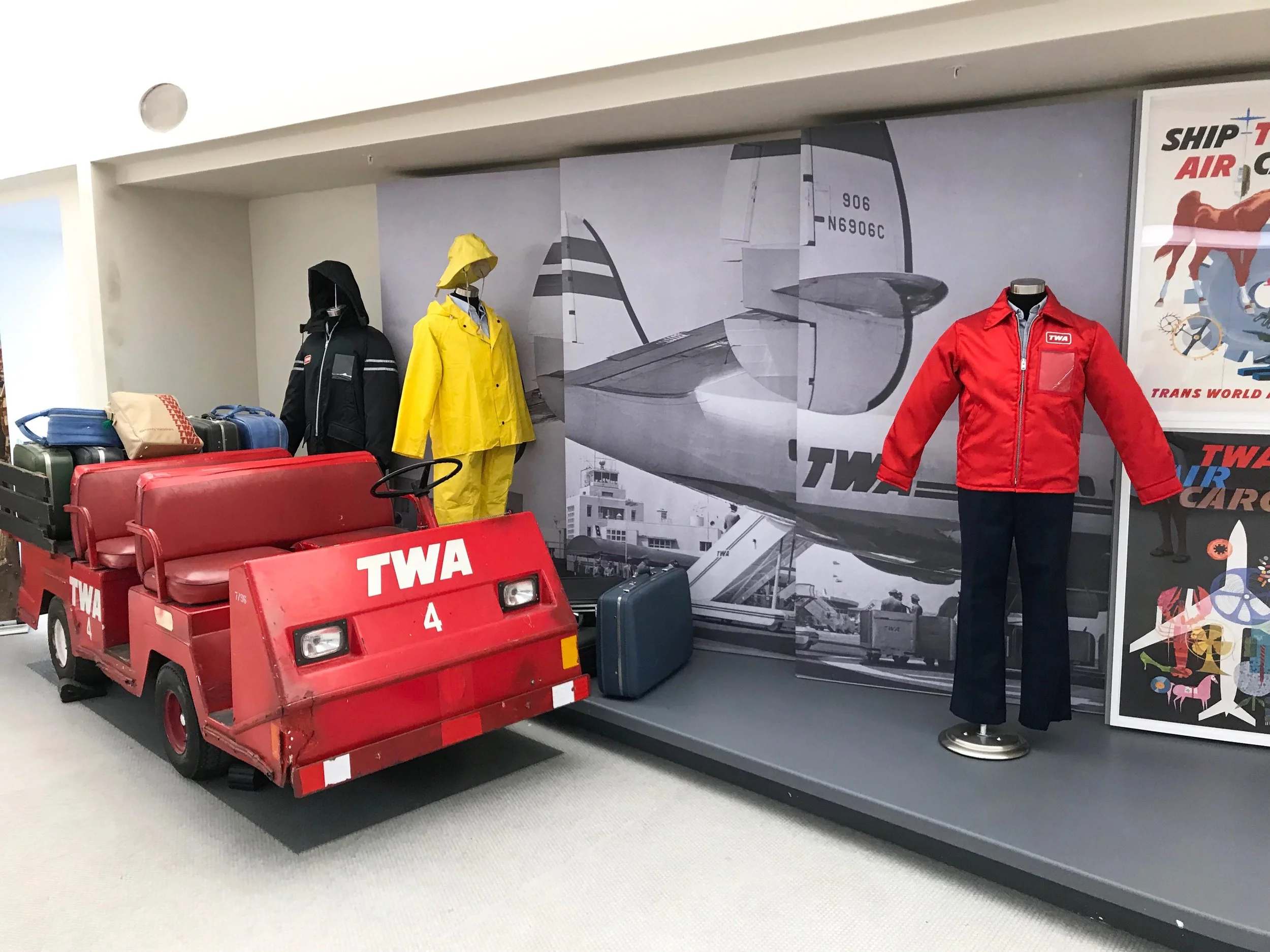 There are historic mock-ups and displays around almost every corner.