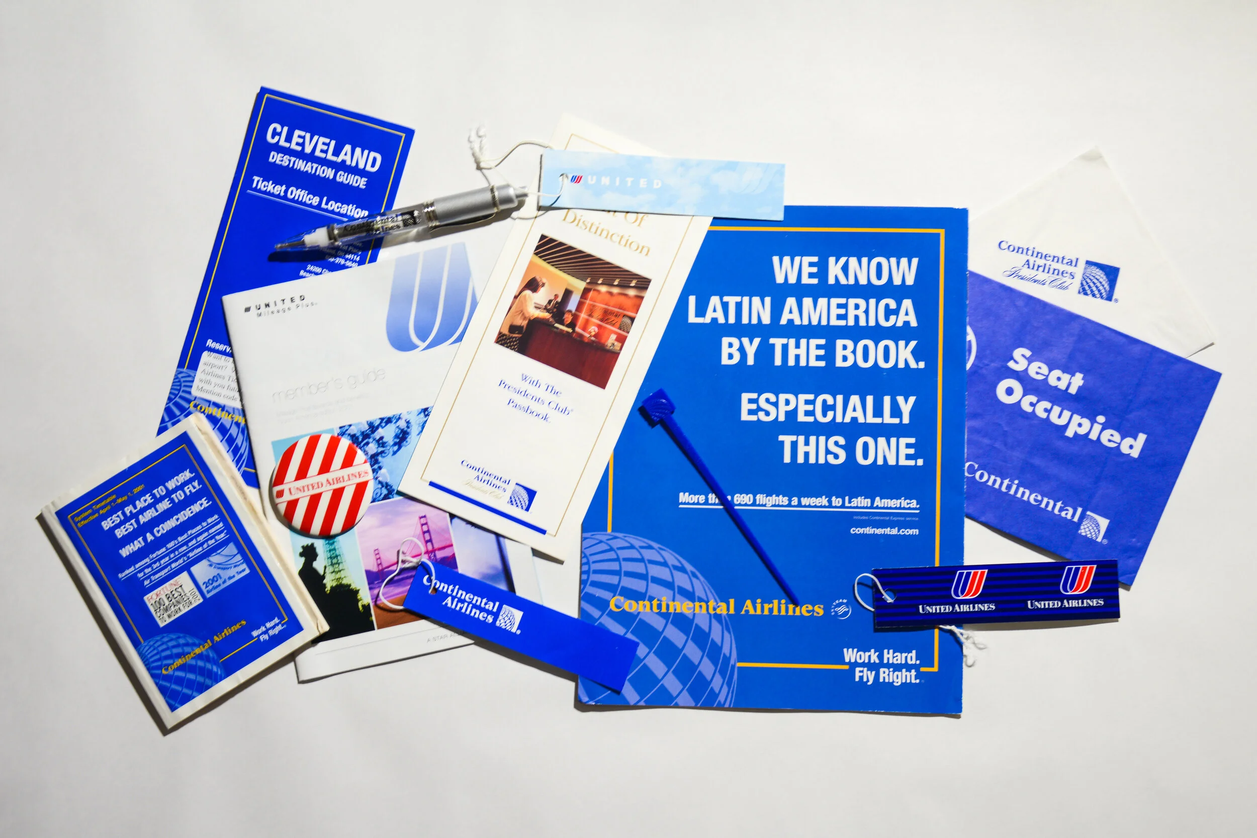 continental airlines tshirt