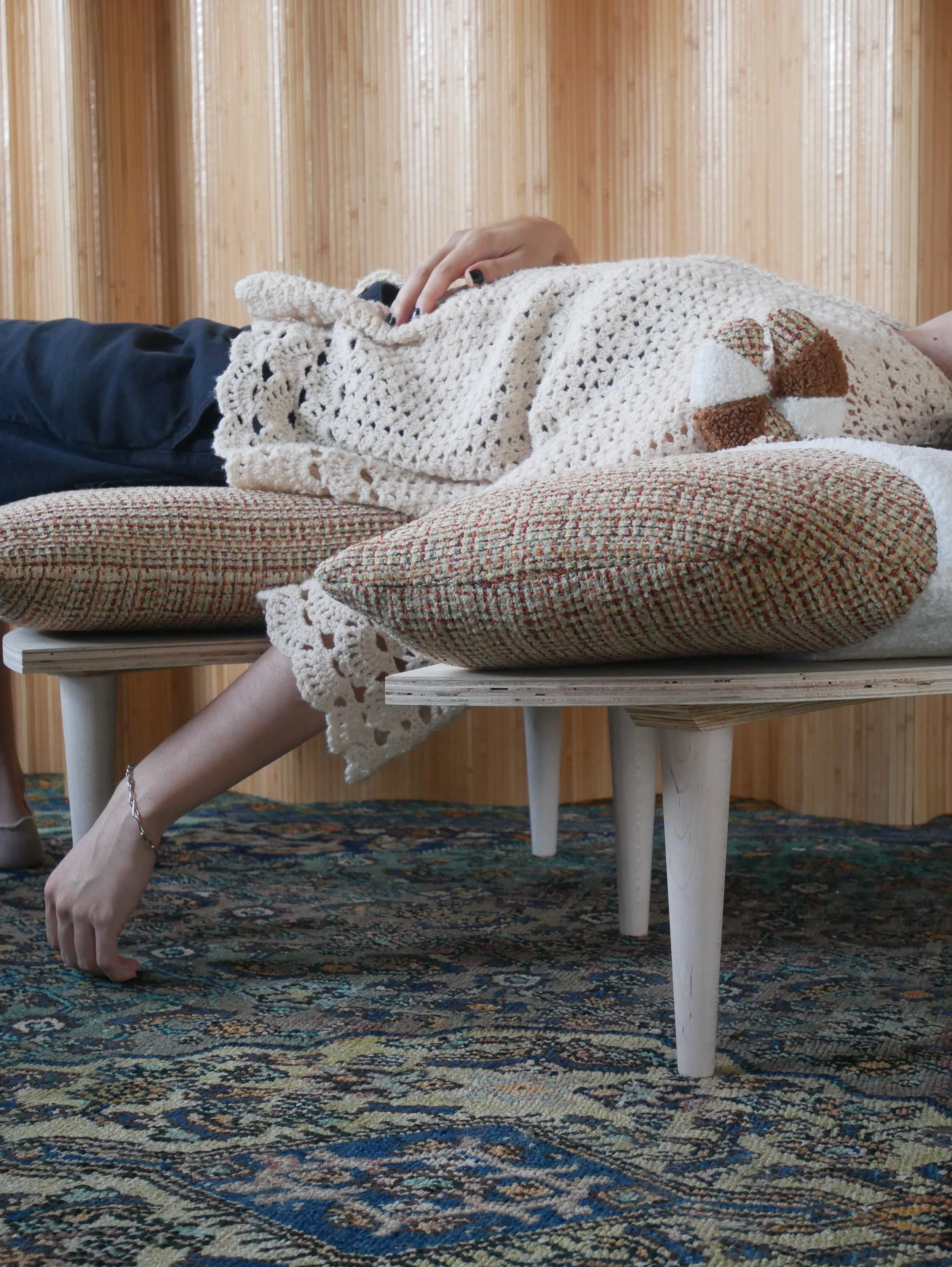 Prototype Doro, Mori, Umi (Lily Pad Benches)