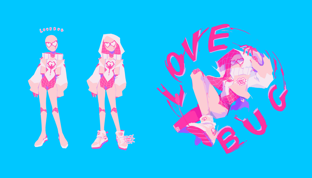 character design — HEARTMUSH