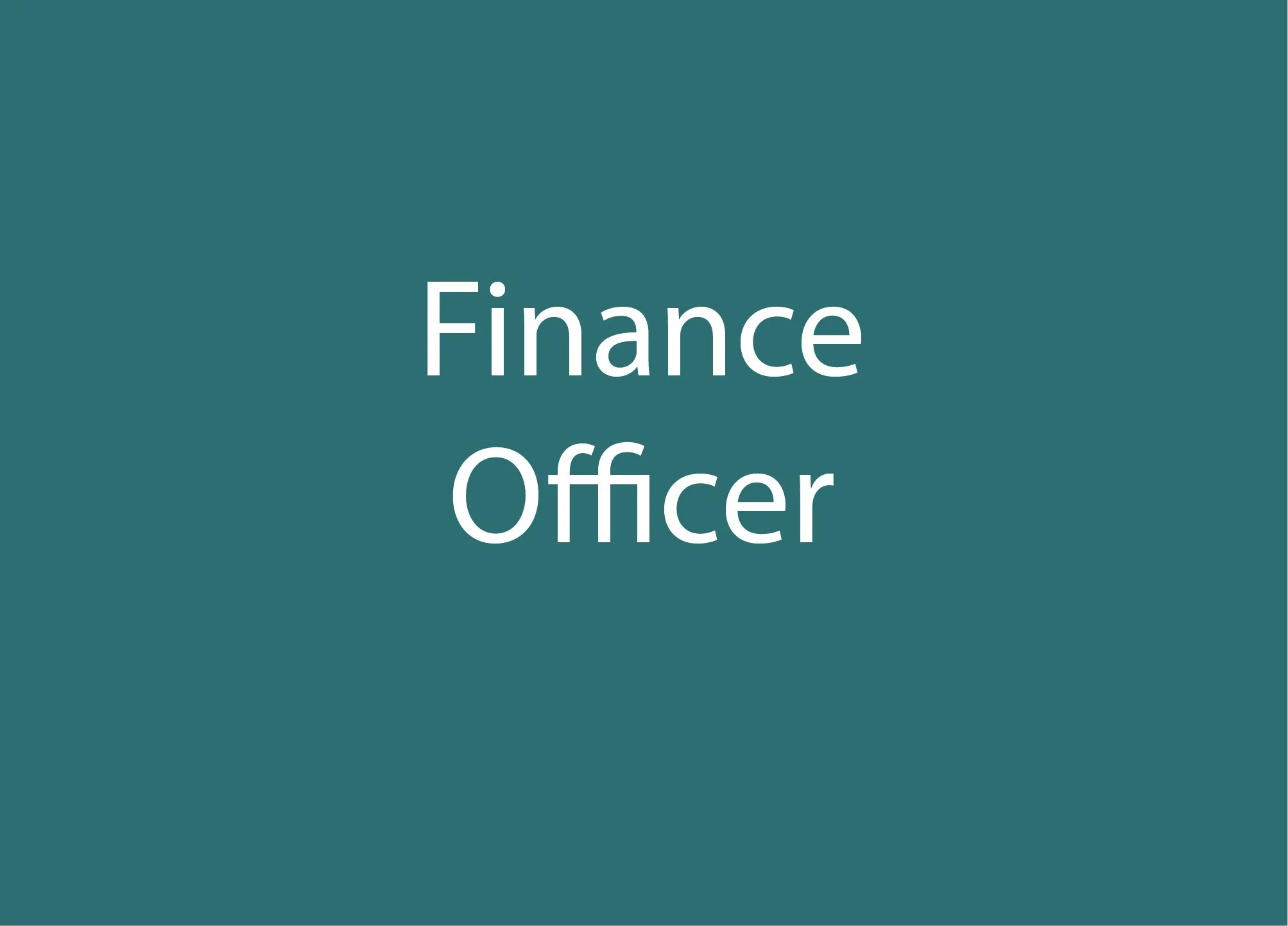 Our newest member of the Finance team!
