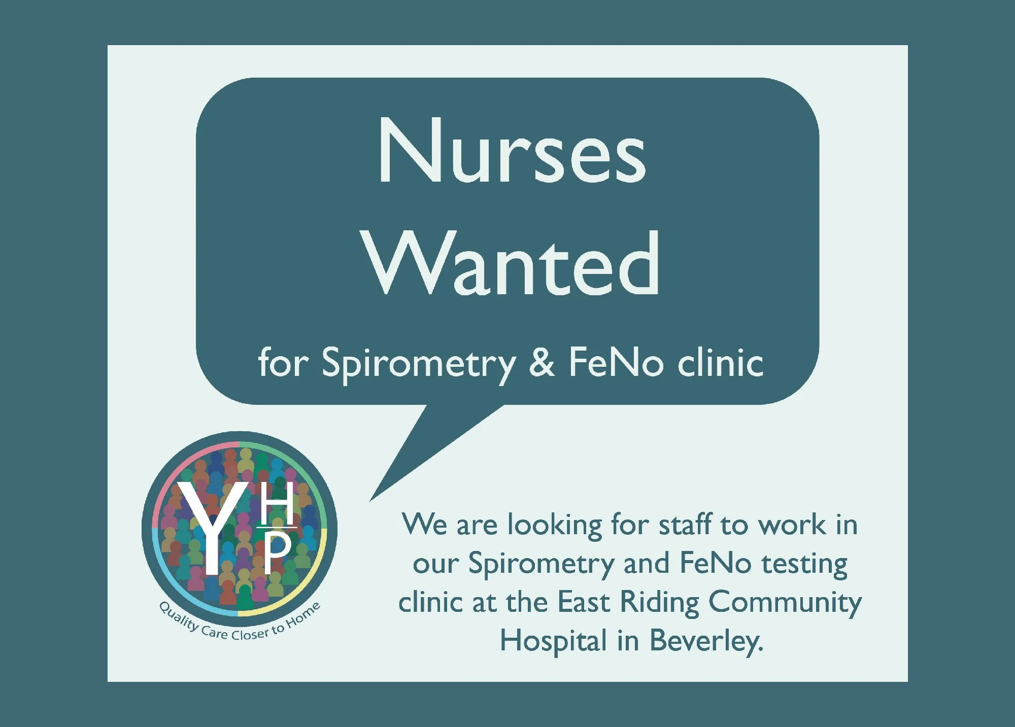 Spirometry &amp; FeNo Testing Staff Wanted
