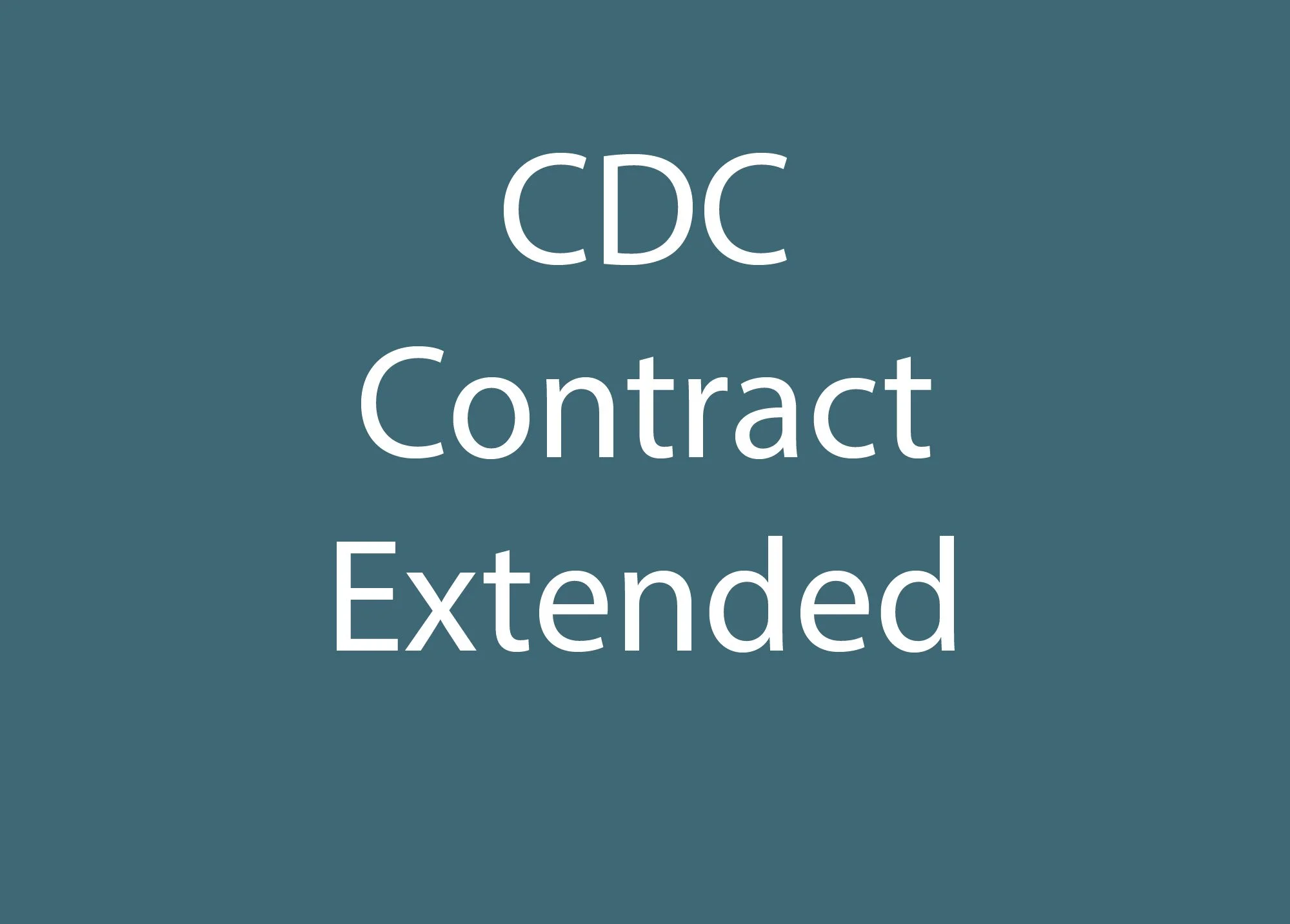 CDC Feno &amp; Spirometry Testing Service Contract Extended