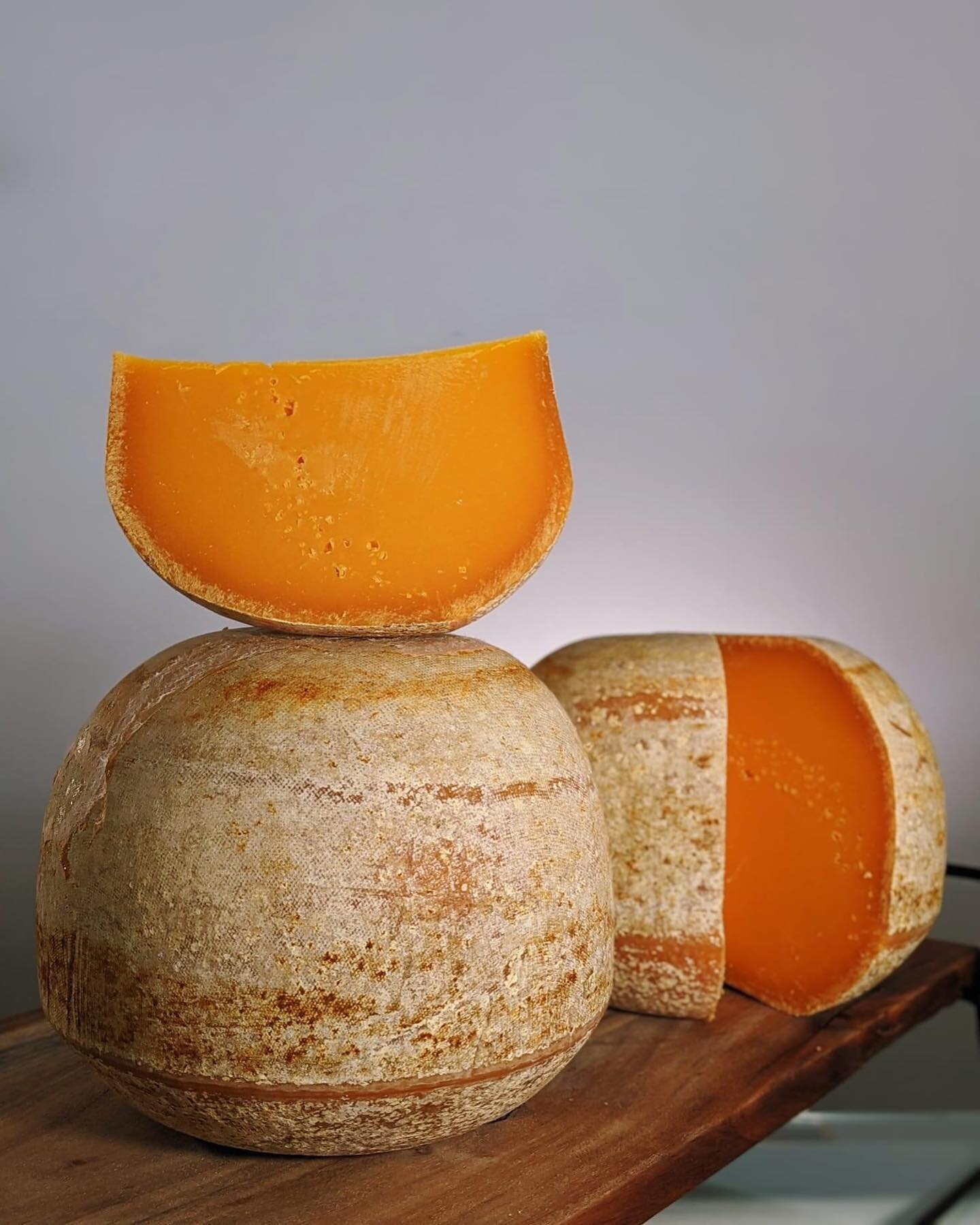 French Mimolette was originally inspired by the Dutch cheese, Edam. The natural rind of aged Mimolette is from mites that are added to the outside of the cheese giving it a rough texture and appearance as well as an enhanced flavour. 🤔

Come try thi