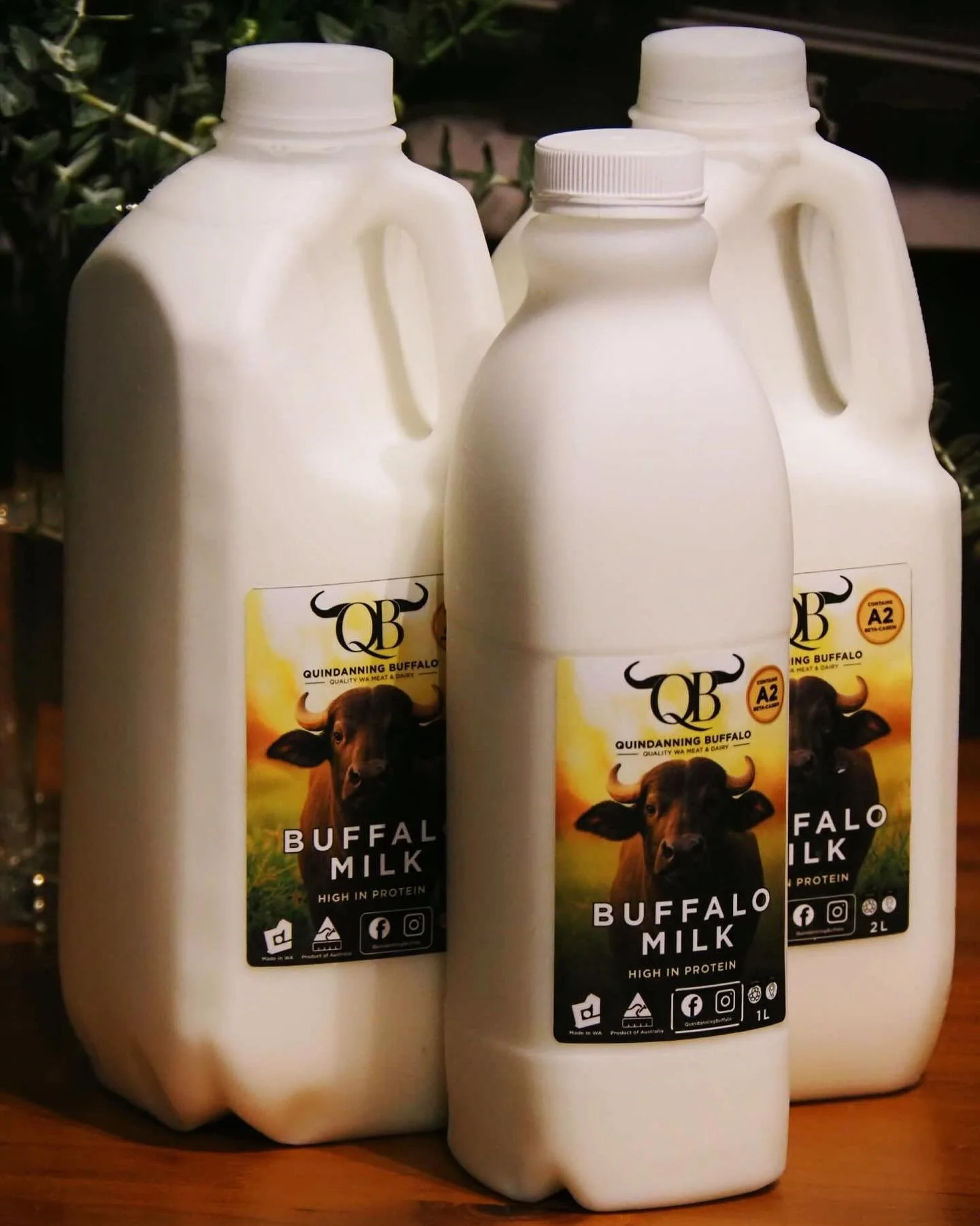 We have milk from WA&rsquo;s only herd of Riverine Buffalo 🐃

@quindanningbuffalo milk is rich, creamy and naturally high in A2 beta-casein 🥛 This milk is smooth on the palette and easier to digest. 

Come check it out!
📍 16 Haynes Street, Kalamun