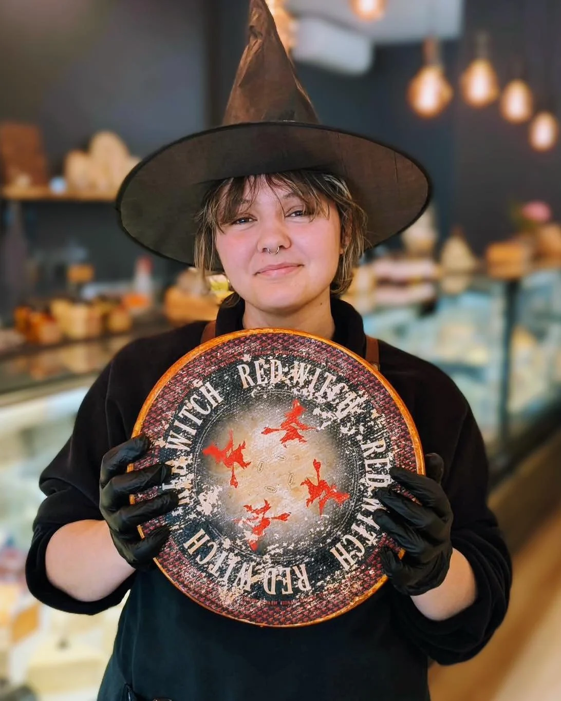 🎃🧙🏼&zwj;♀️ Something cheesy this way comes 🎃🧙🏼&zwj;♀️

Meet the Red Witch! ❤️

Straight from Switzerland, this deliciously creamy cow&rsquo;s milk cheese has a smooth texture, a savoury flavour and a striking red rind coated in paprika.

But do