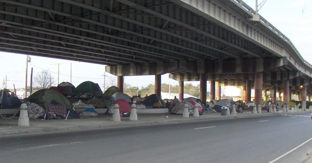 Early Morning Under Claiborne Overpass
