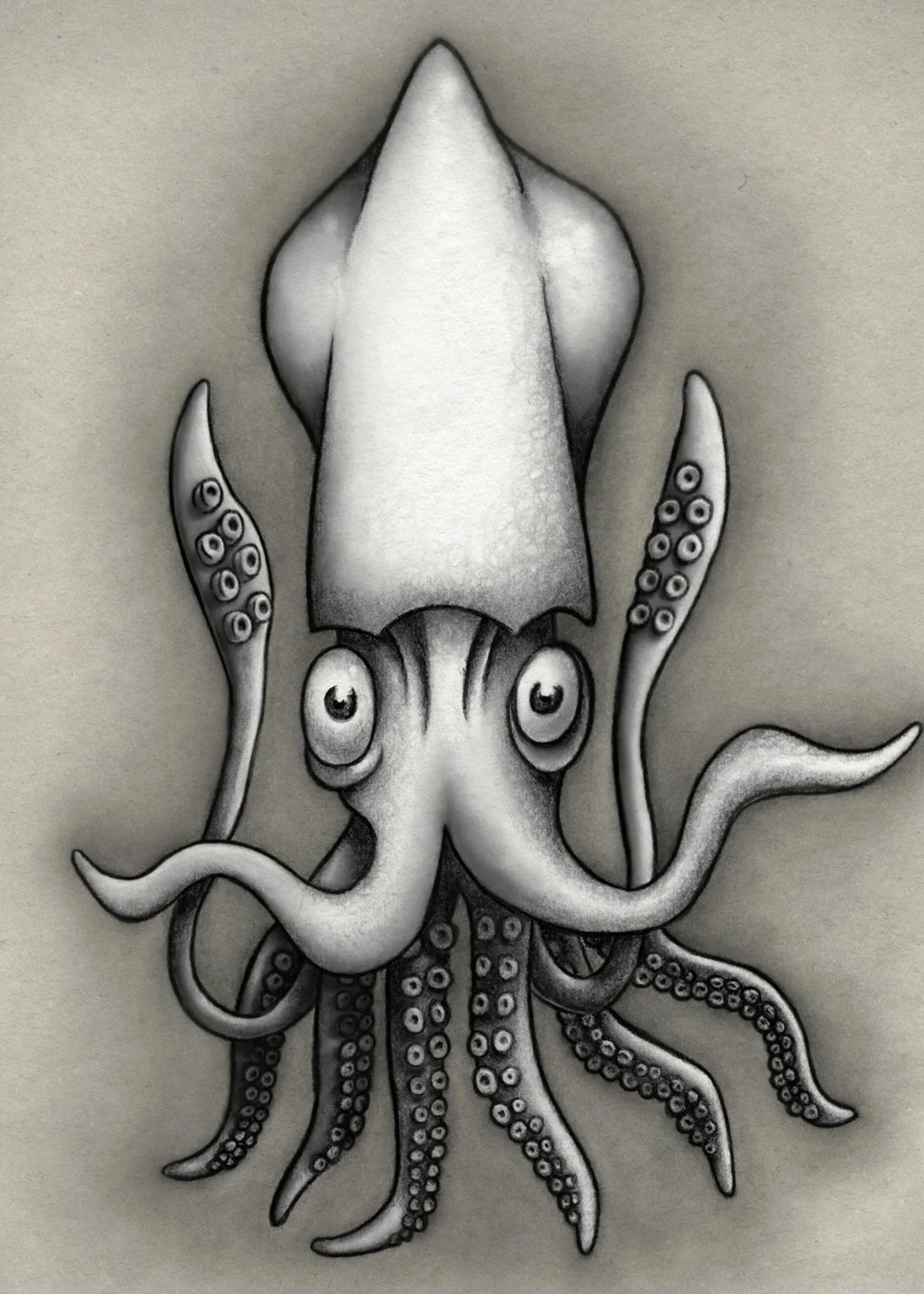 Black and White Illustration