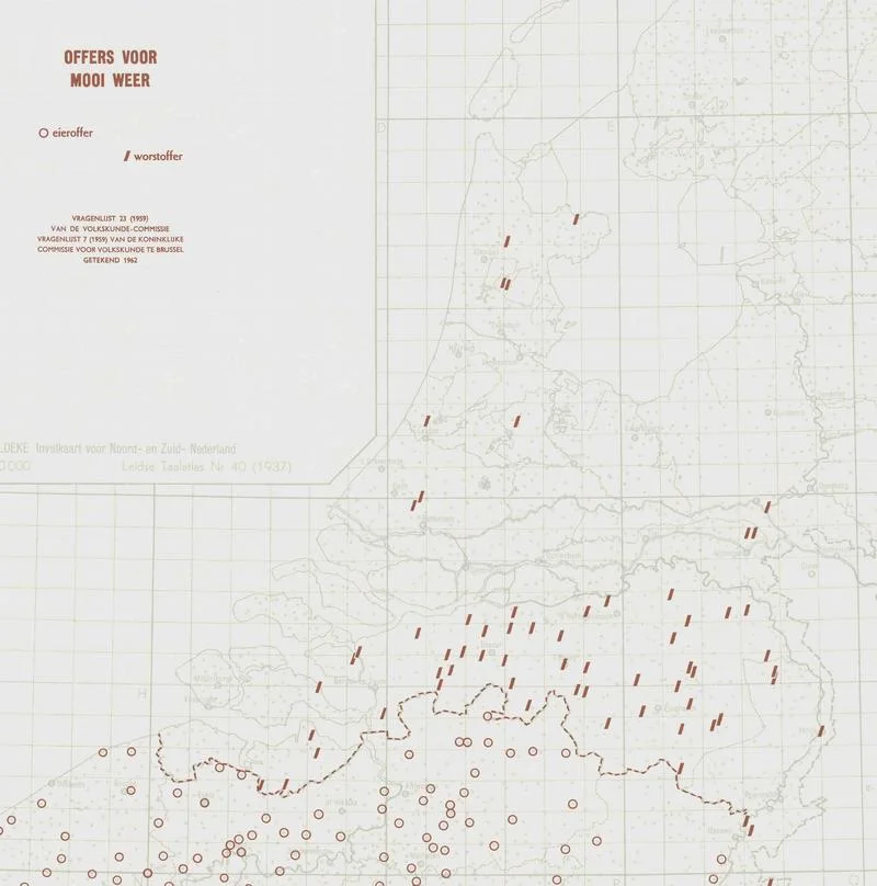 The map ‘Offers voor mooi weer’ (Offerings for Good Weather)