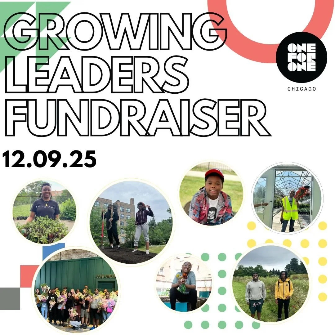 Opportunity is one of the greatest gifts we can give.

By supporting One For One Chicago&rsquo;s Growing Leaders Fundraiser on 12/9, you&rsquo;re helping build a community where young people have the support and opportunities they deserve.

Thanks to