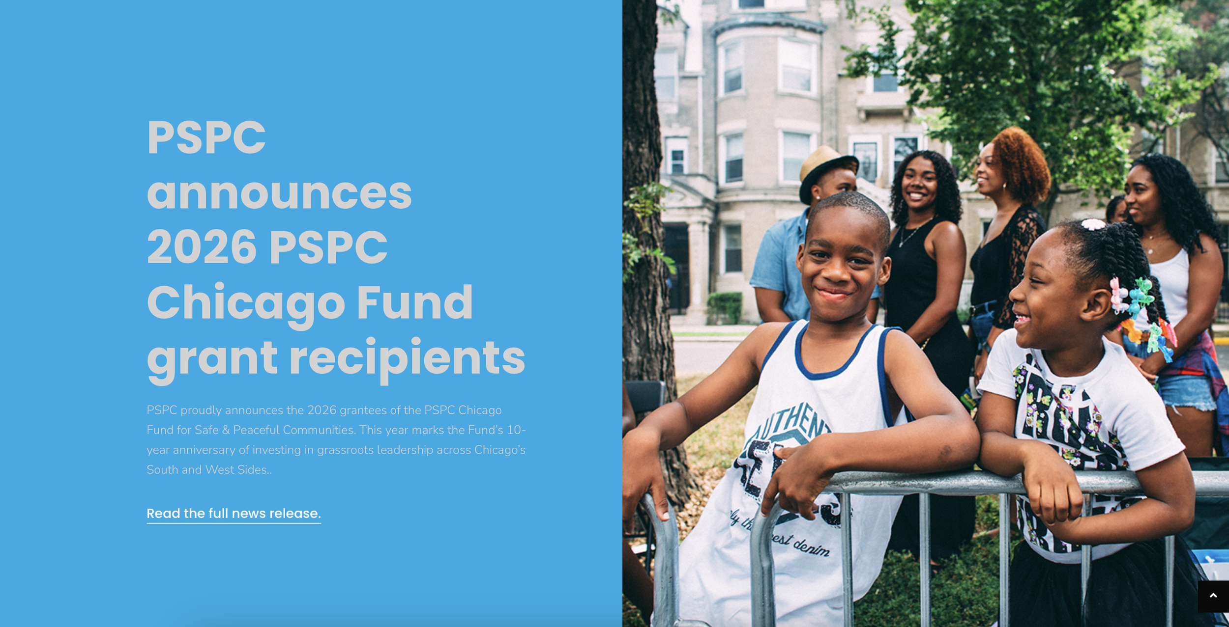 One For One Chicago Awarded Grant from 2026 Chicago Fund for Safe and Peaceful Communities 