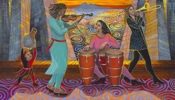 This painting was commissioned by Rita Hargrave for her upcoming documentary called Renegade Queens. 