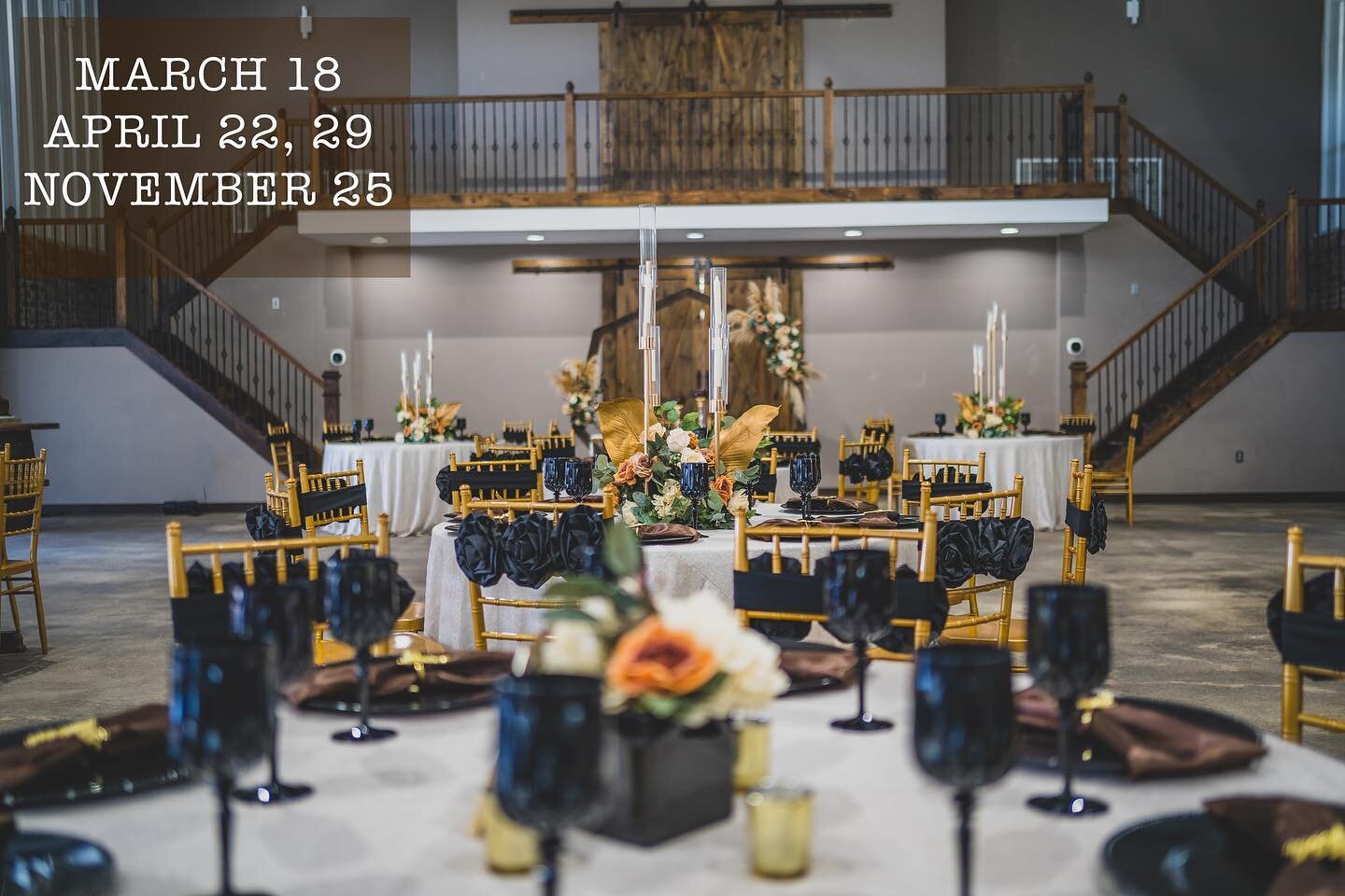 2023 weddings are right around the corner. We only have 4 prime Saturdays remaining! We would love to host you on your special day! Co tact us to schedule your tour today!
#BBPF
#mississippiweddingvenue
