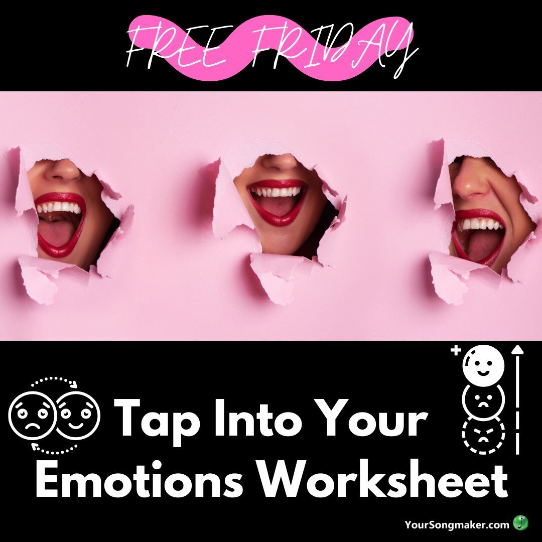 Emotions are crucial to songwriting and music. Tapping into them can be fun - we promise! Get started by downloading our Free Friday Digital Download by clicking the link below:

https://www.yoursongmaker.com/blog/2019/4/10/tap-into-your-emotions

#s