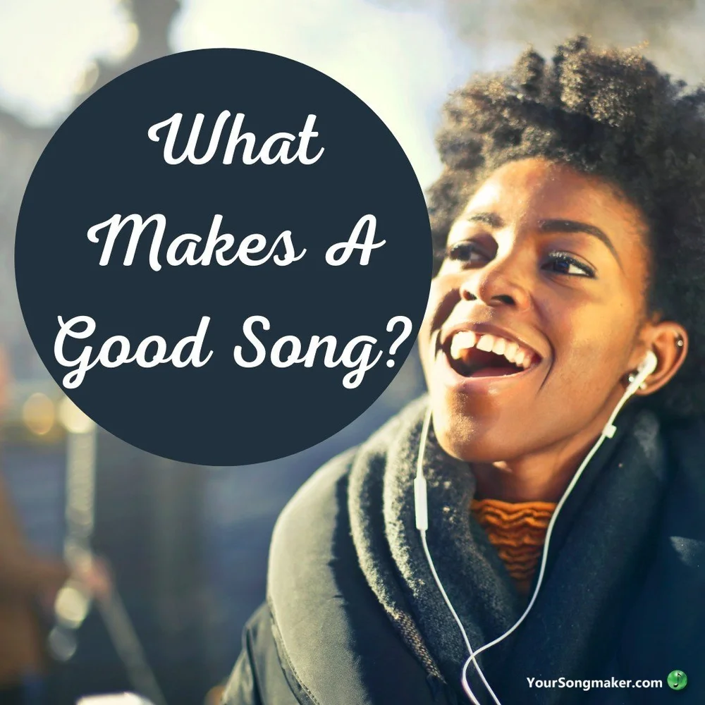 ❓ How do I know if my song is good?
❓ What makes a good song?
✔️Learn more:
https://www.yoursongmaker.com/blog/2020/1/28/what-makes-a-good-song

#songwriting #lyricwriting #song
