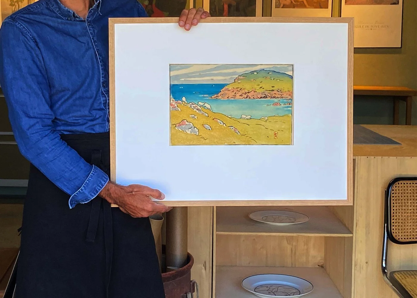 Henri Rivière, La Garde-Guérin, bois gravé de 1890