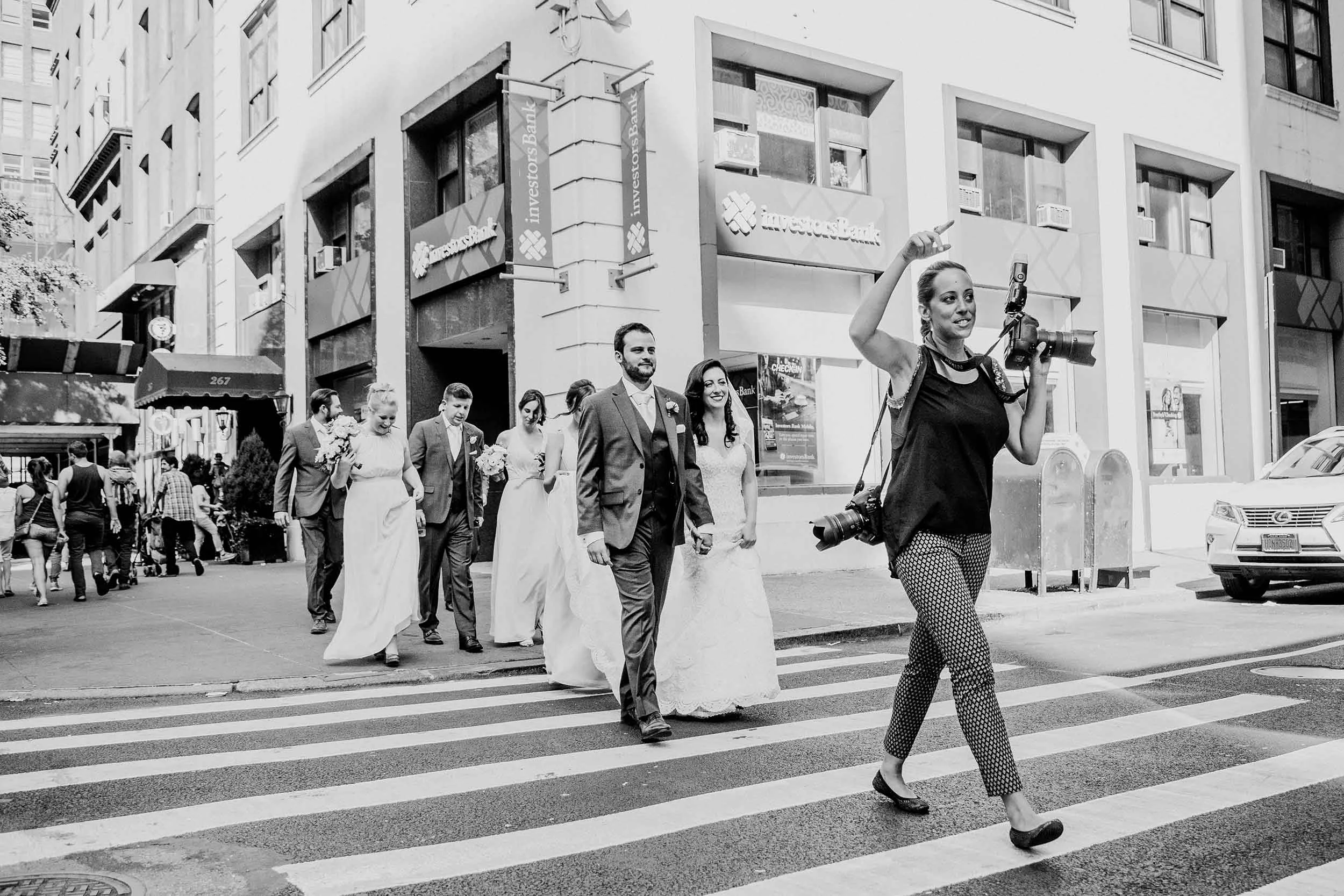 Lead shooter Erica has shot well over 400 weddings. A mother of three, she brings boundless energy, joy and creativity to her work.