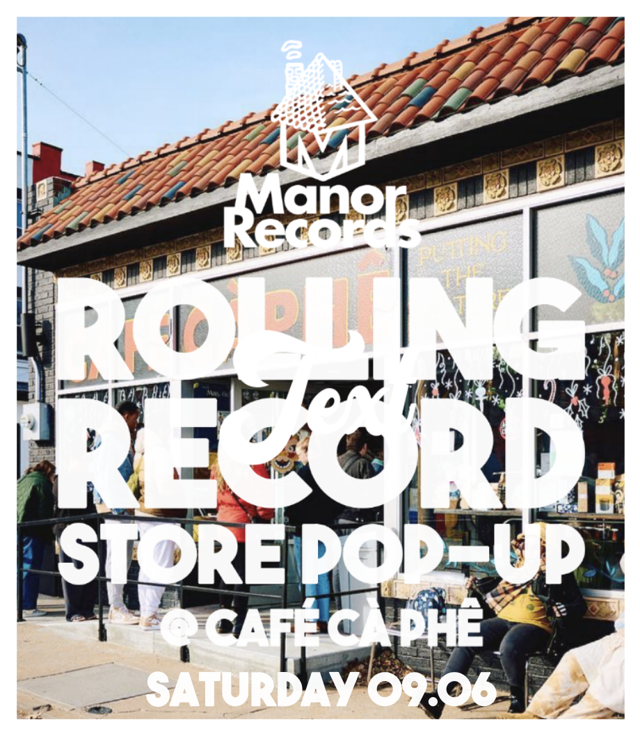 Rolling Record Store at Cafe Cà Phê