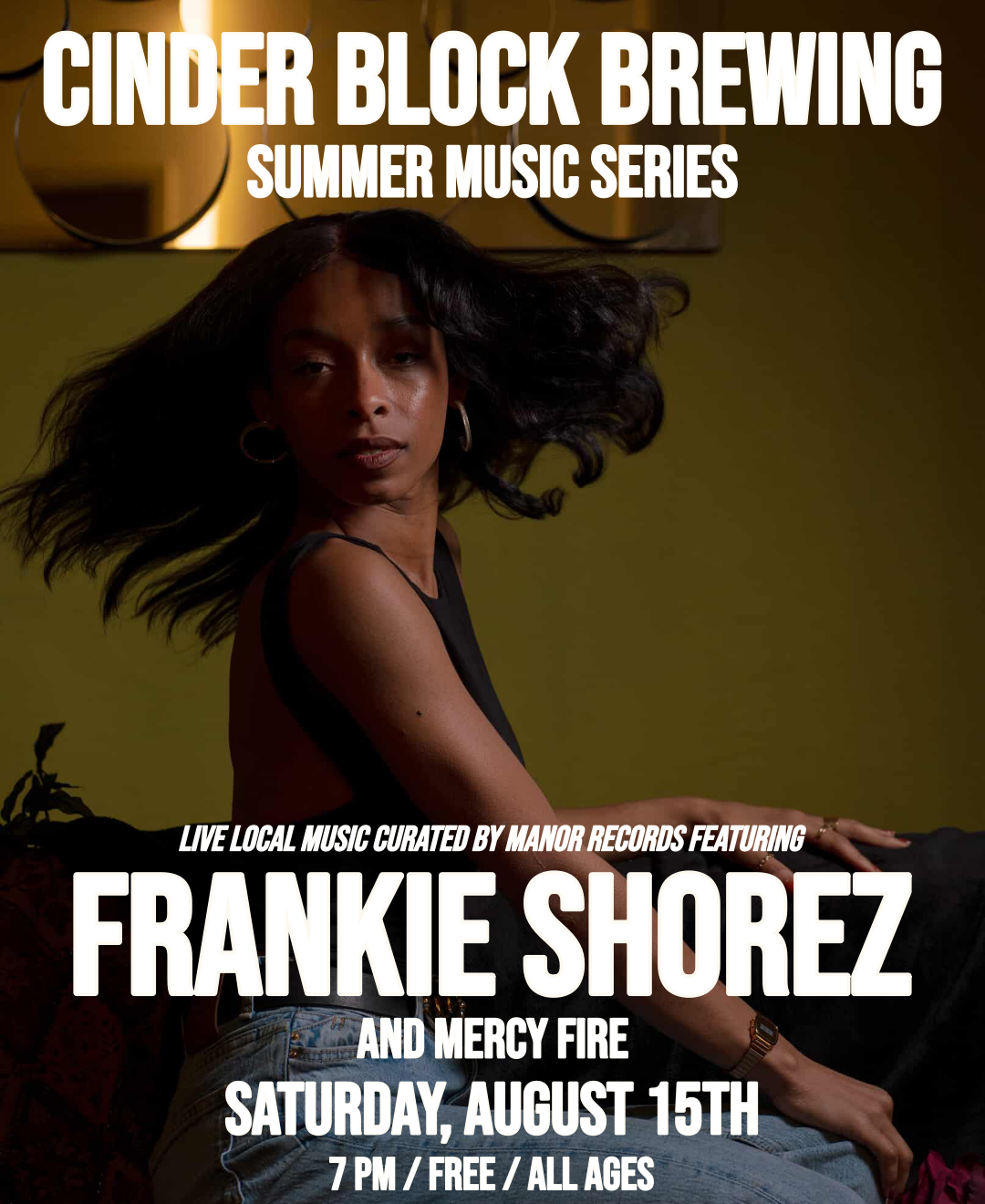 Cinder Block Brewing Summer Music Series ft. Frankie Shorez