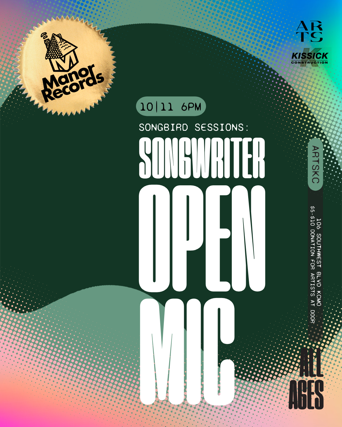 Songbird Sessions Songwriter Open Mic