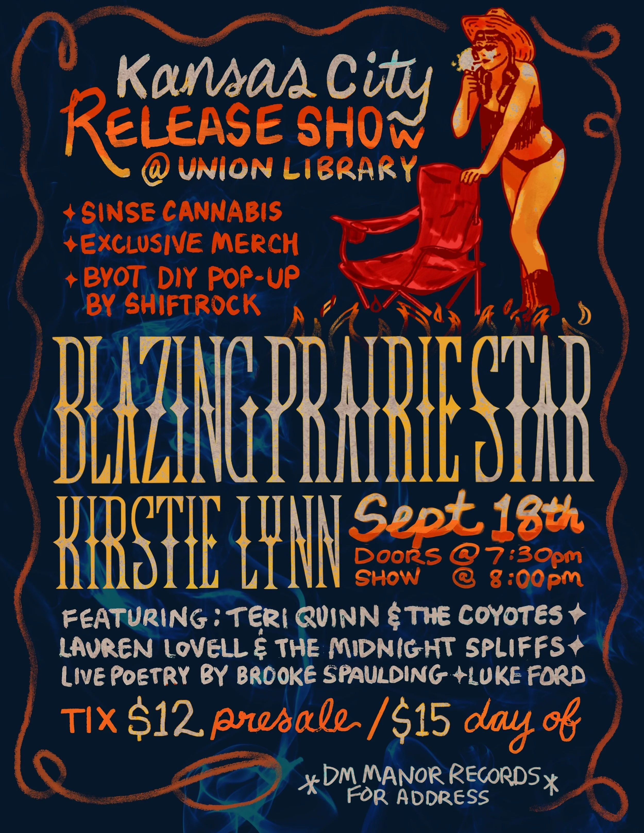 Kirstie Lynn "Blazing Prairie Star" KC Release Show