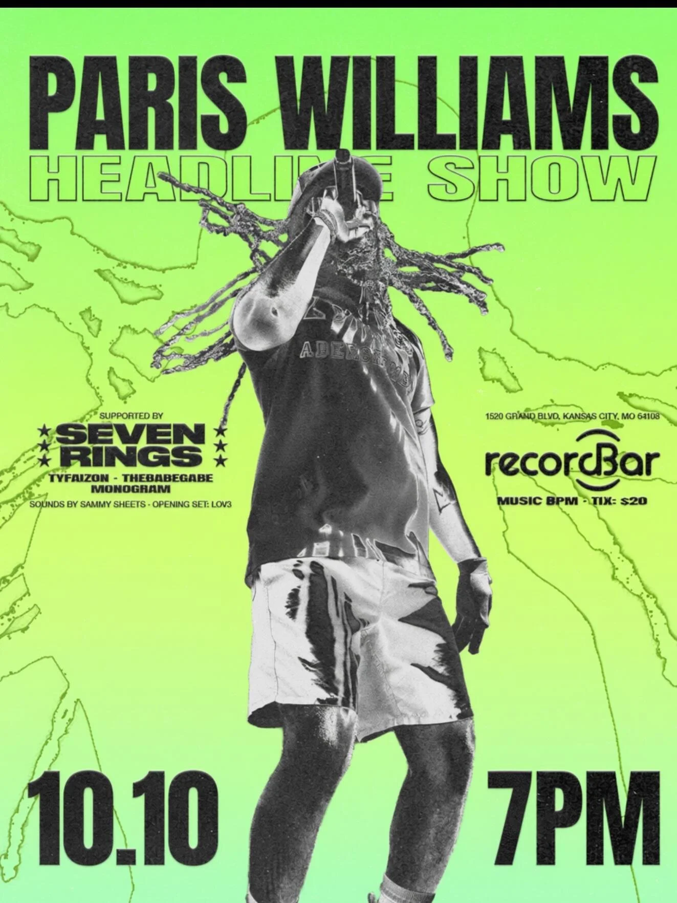 Paris Williams Headling Show @ recordBar