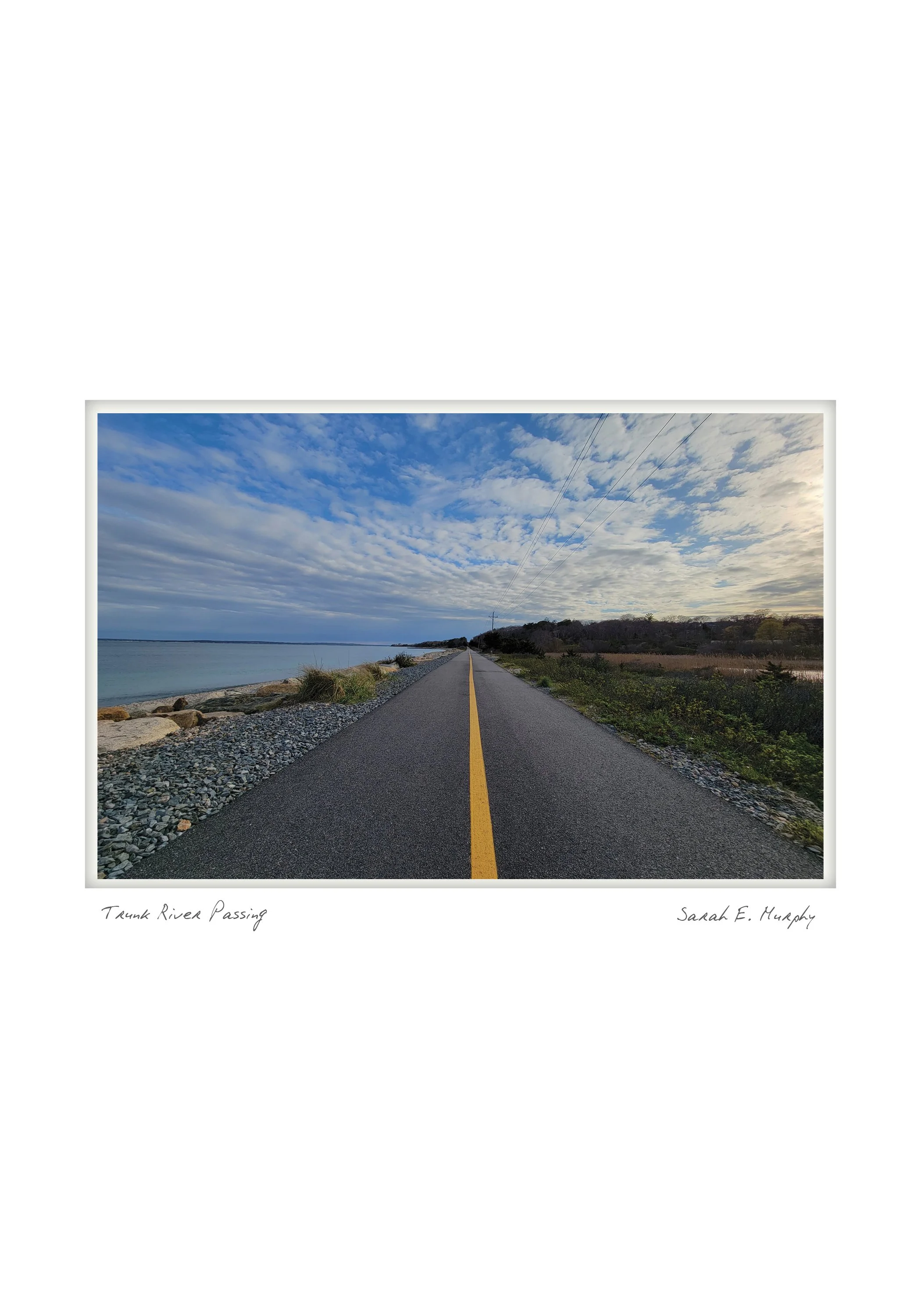 Trunk River Passing by Sarah E. Murphy - Falmouth, Massachusetts