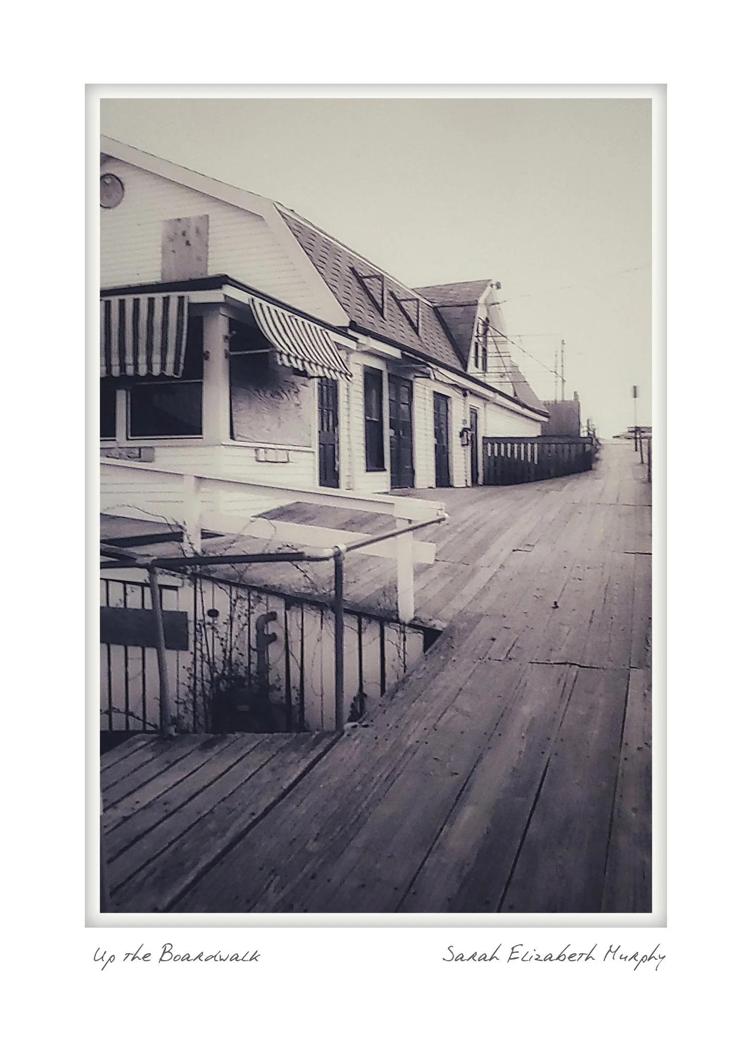 Up the Boardwalk by Sarah E. Murphy - the Heights, Falmouth, Massachusetts