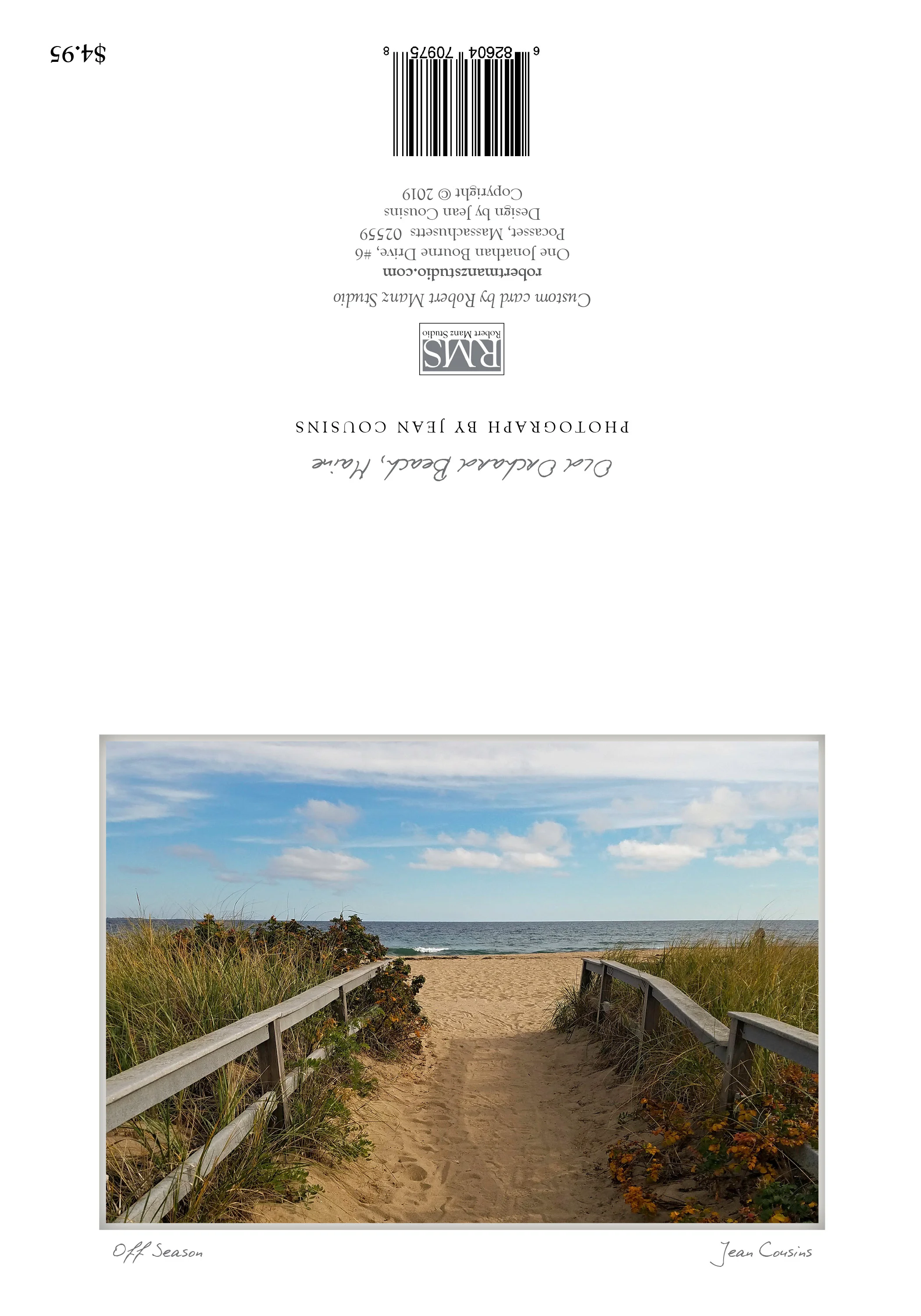 "Off Season" by Jean Cousins; Old Orchard Beach, Maine