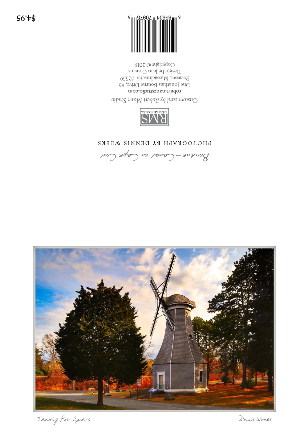 Trading Post Spirits" by Dennis Weeks; Bourne-Canal, Cape Cod — Robert Manz  Studio