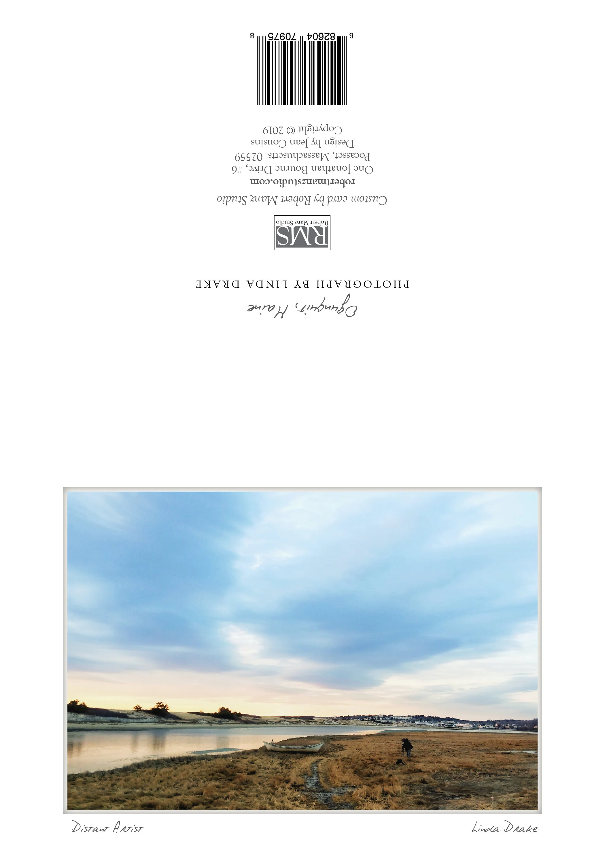 "Distant Artist" by Linda Drake; Ogunquit, Maine