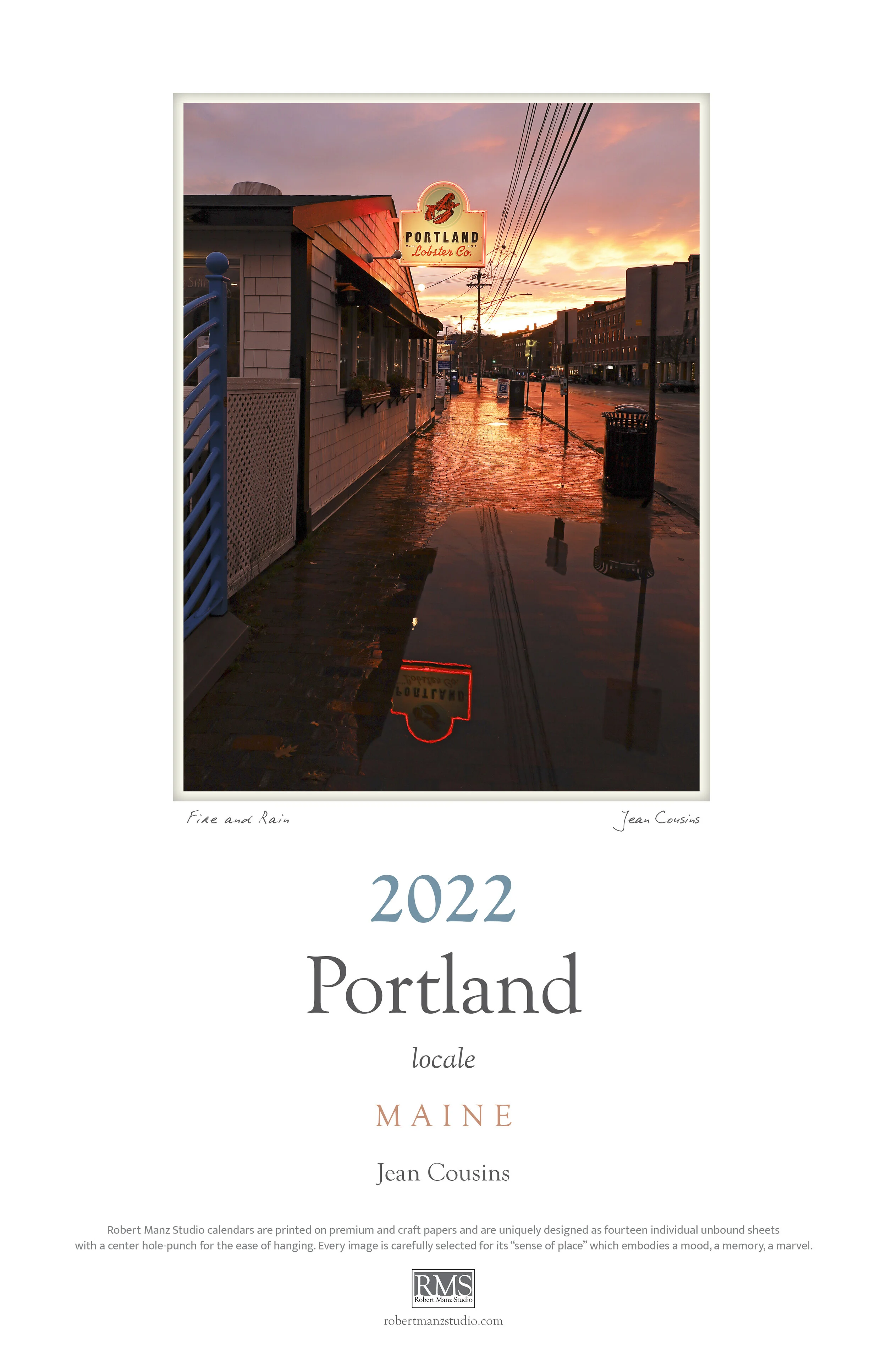 2022 Calendars — Robert Manz Studio