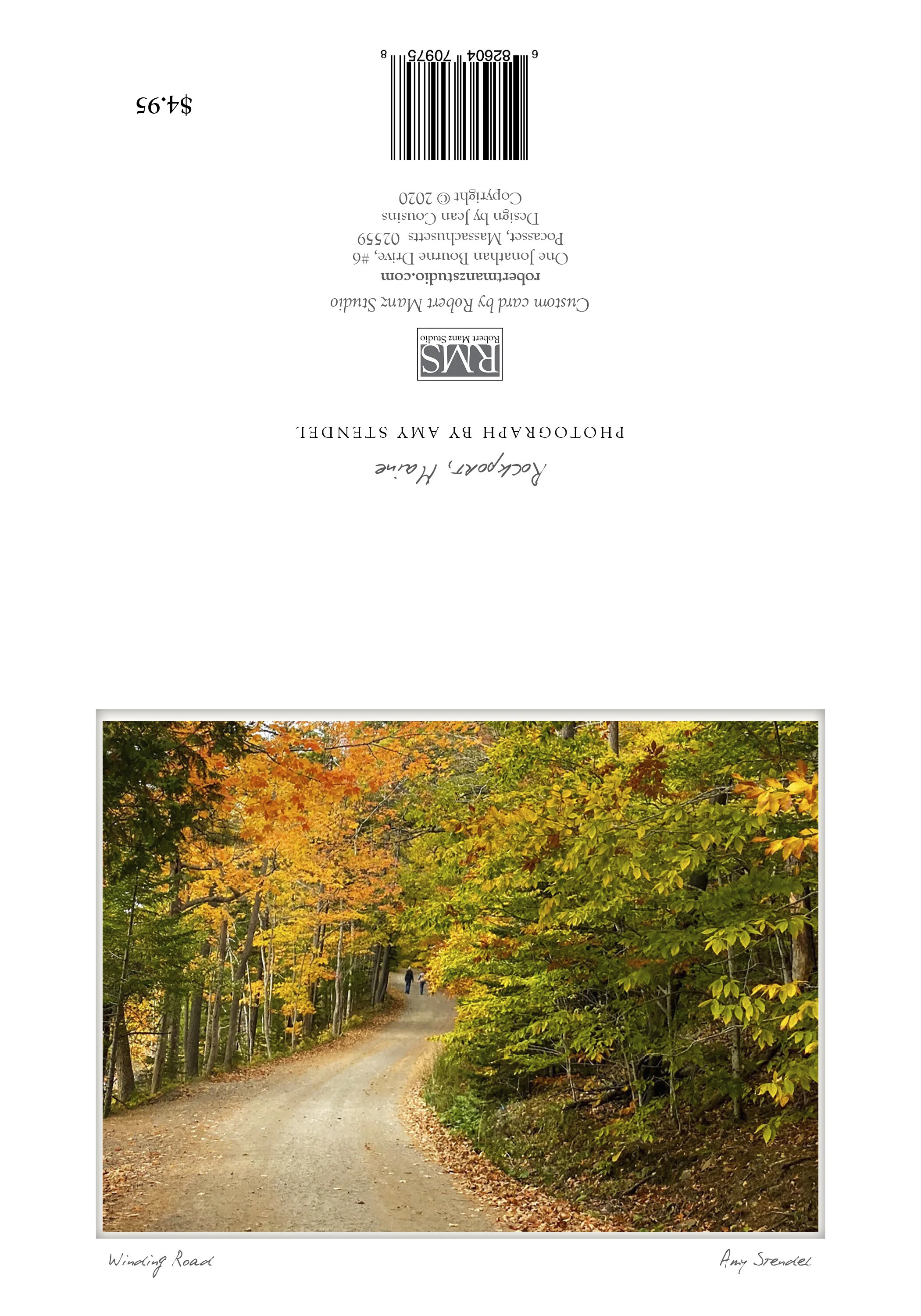 Winding Road - Amy Stendel - Rockport, Maine