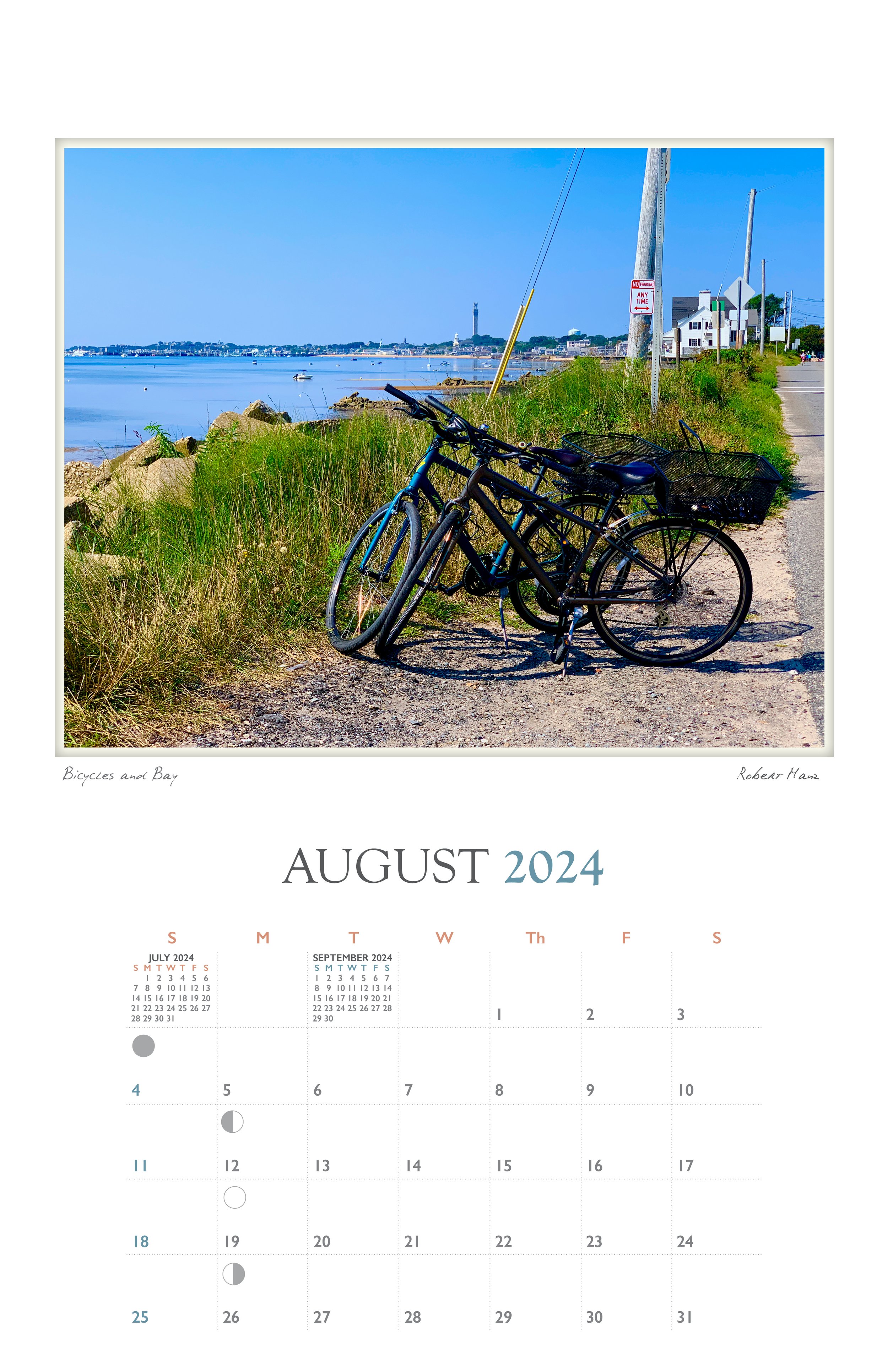 2024 provincetown on Cape Cod calendar — Robert Manz Studio