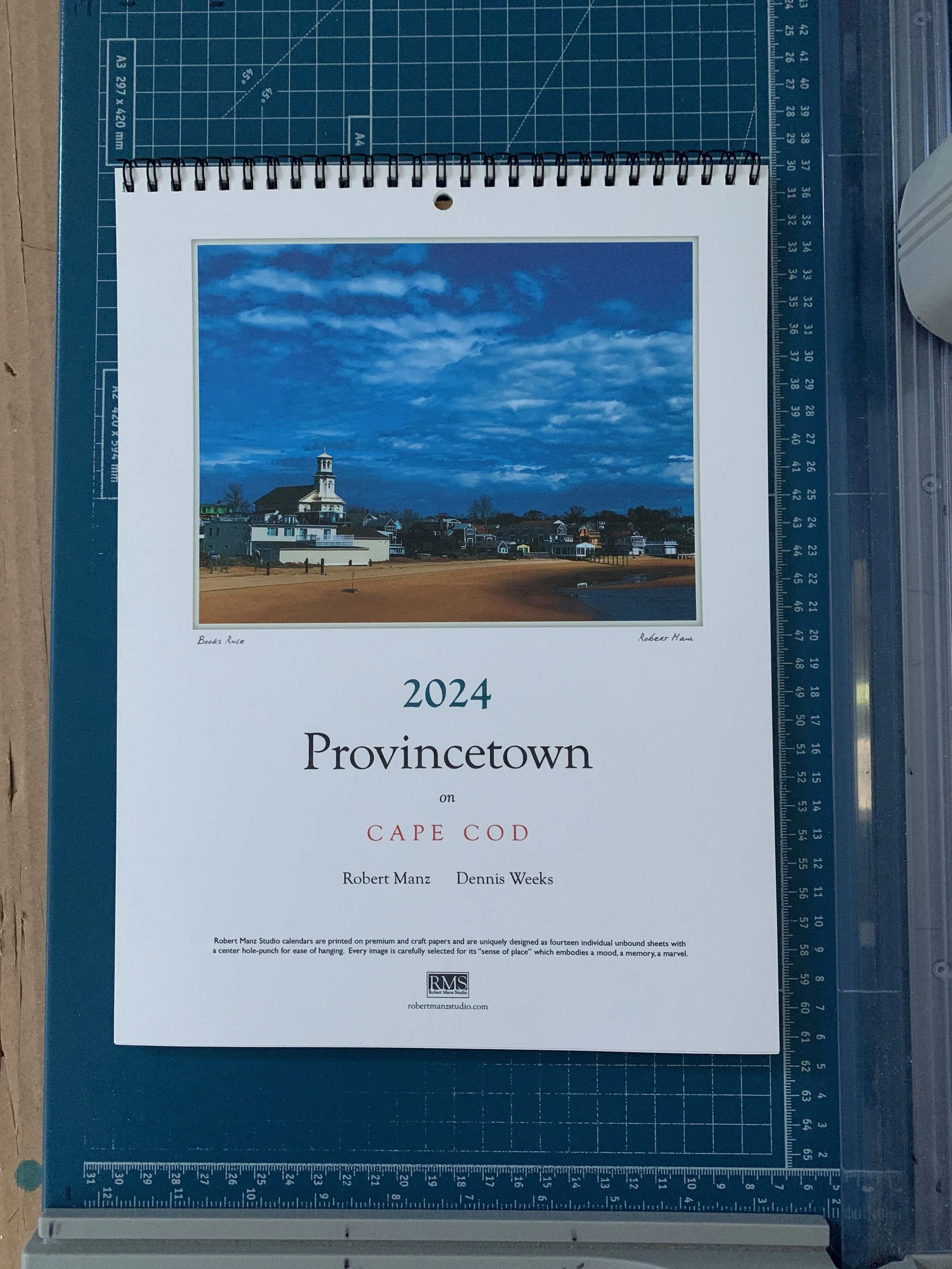 2024 calendar of scenes of Truro on Cape Cod — Robert Manz Studio