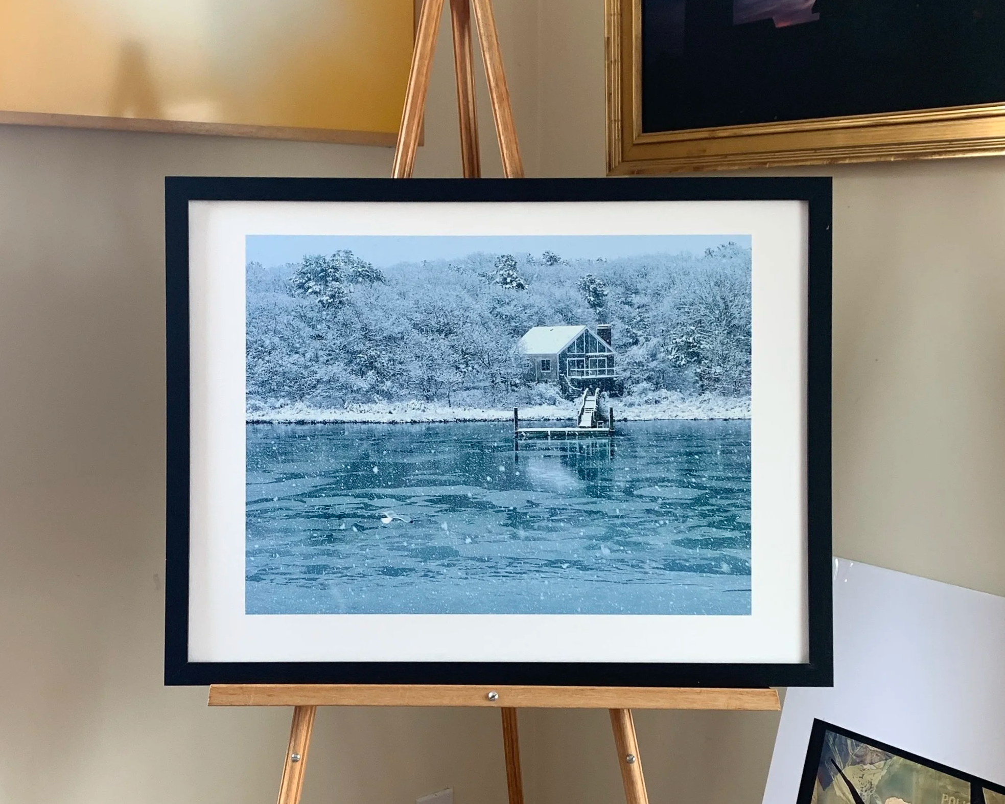 Snow on the Childs River by Kathleen Casey